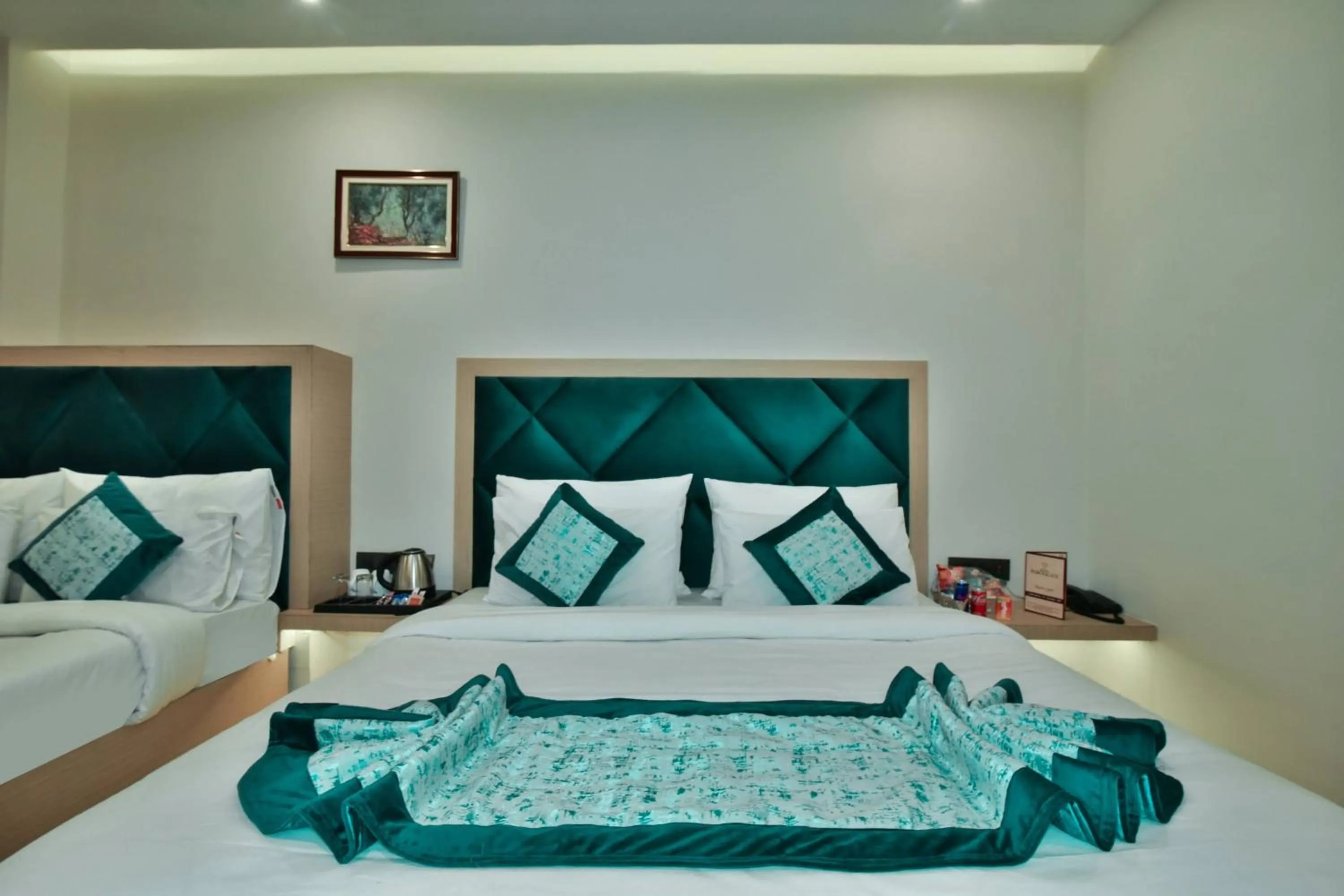 Photo of the whole room, Bed in Hotel Puri Palace