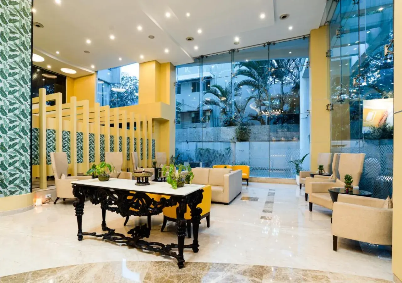 Living room in BloomSuites I Electronics City Living room in BloomSuites I Electronics City