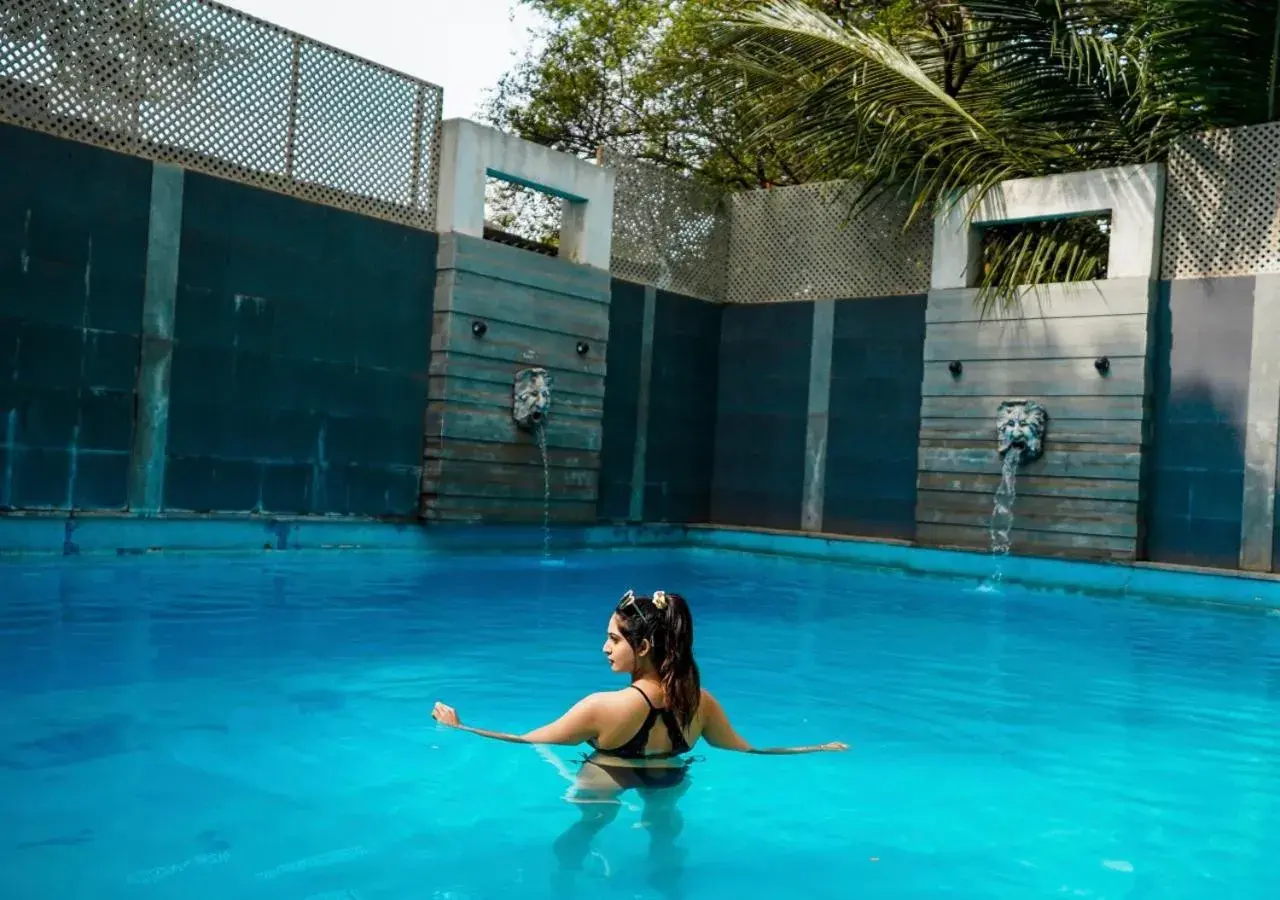 Pool view in BloomSuites I Electronics City Pool view in BloomSuites I Electronics City