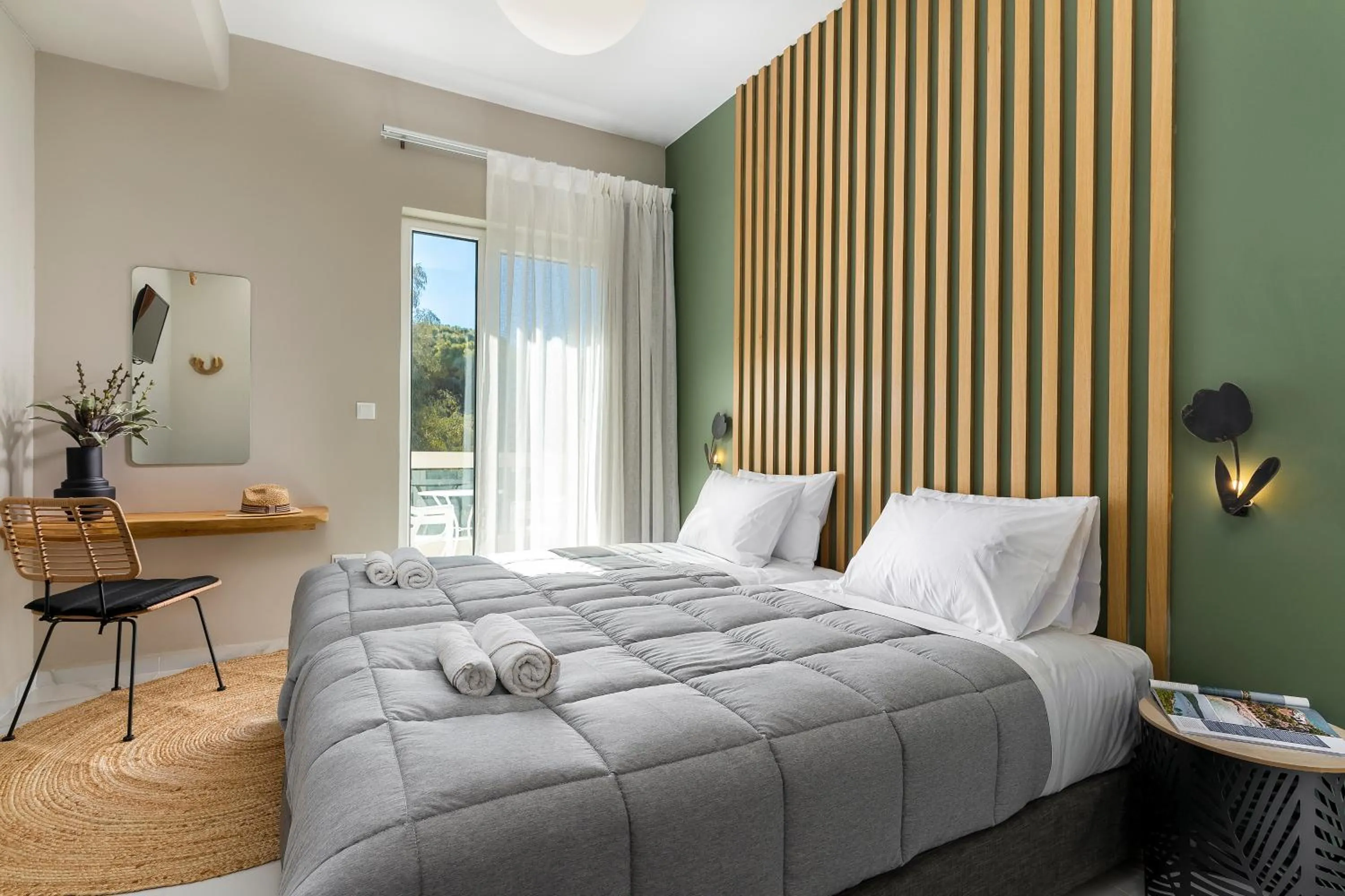 Twin Room with Balcony in Kipos Hotel