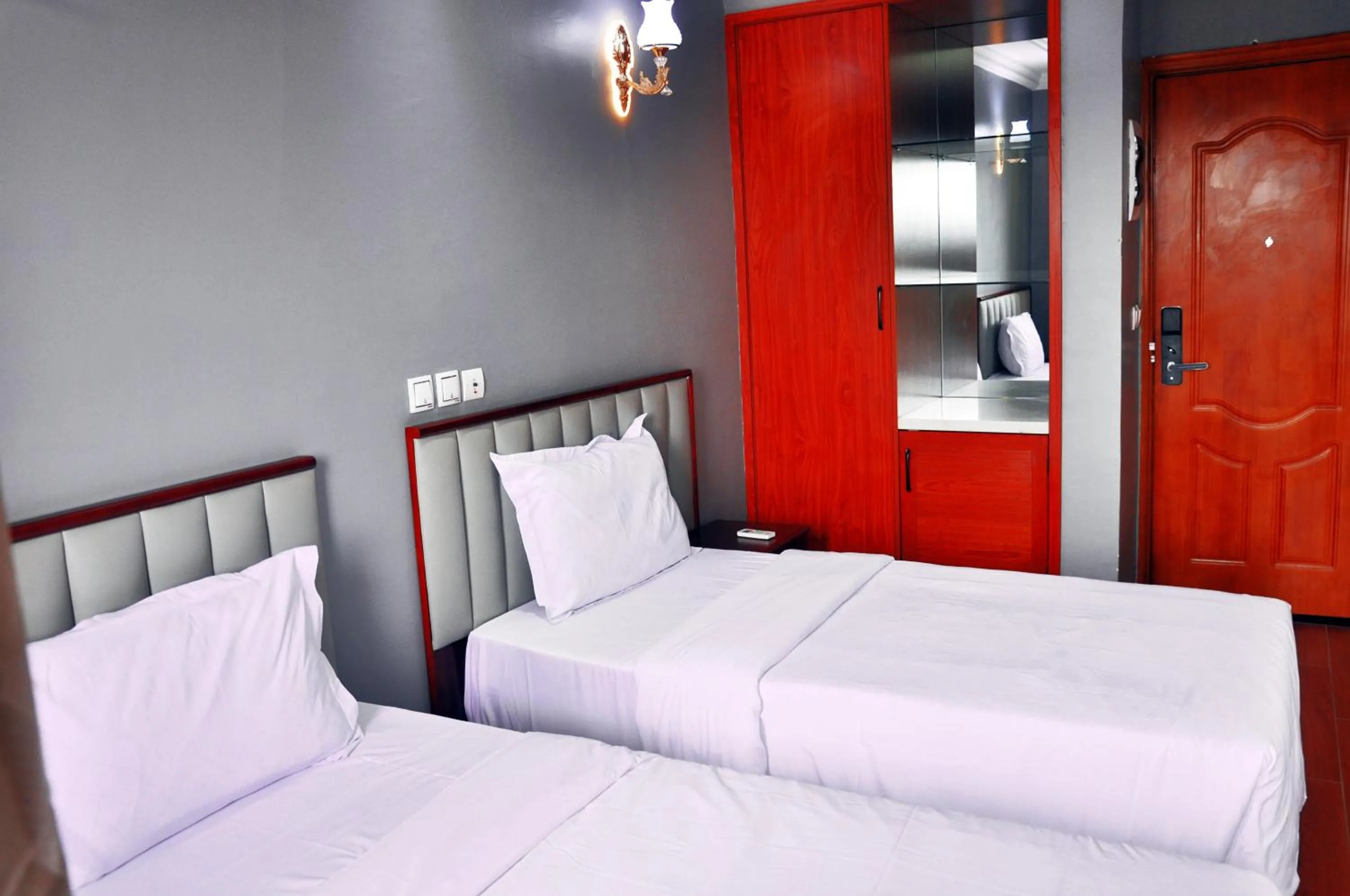 Bed in Hôtel Sindz Palace