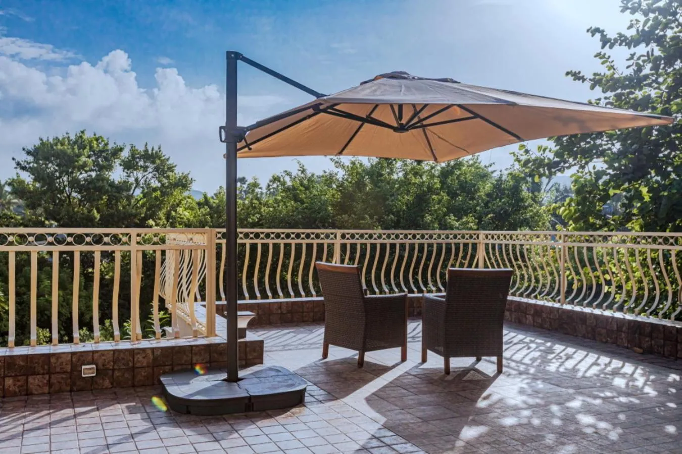 Day in SaffronStays Aura - 4BR luxury pool villa with gym, BBQ deck, lawns & indoor games near Kihim Beach