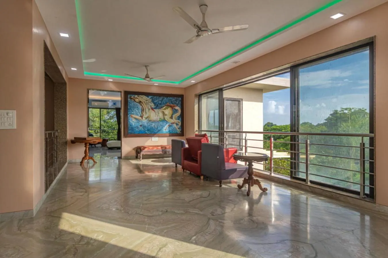 Natural landscape in SaffronStays Aura - 4BR luxury pool villa with gym, BBQ deck, lawns & indoor games near Kihim Beach