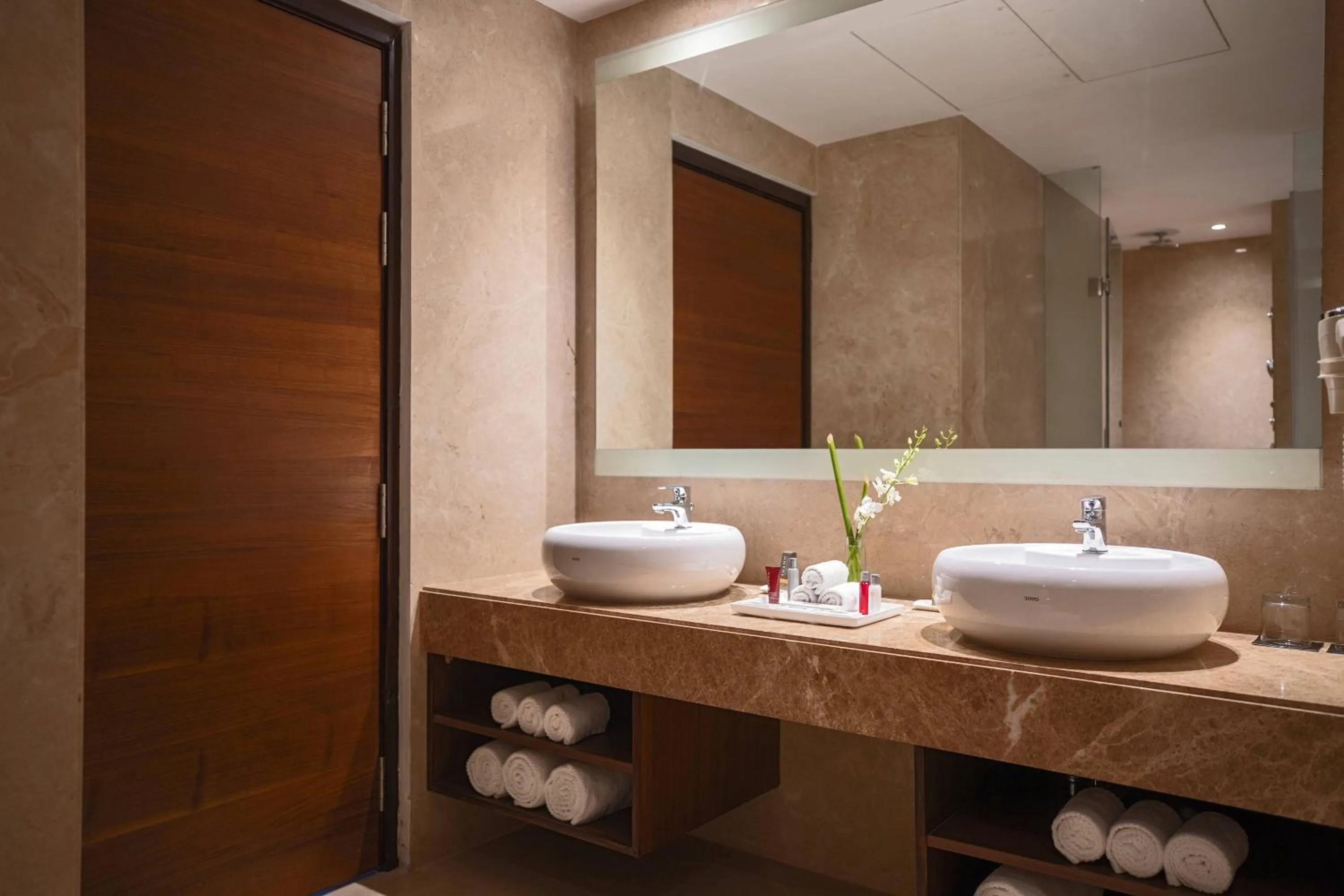 Bathroom in Renaissance Ahmedabad Hotel