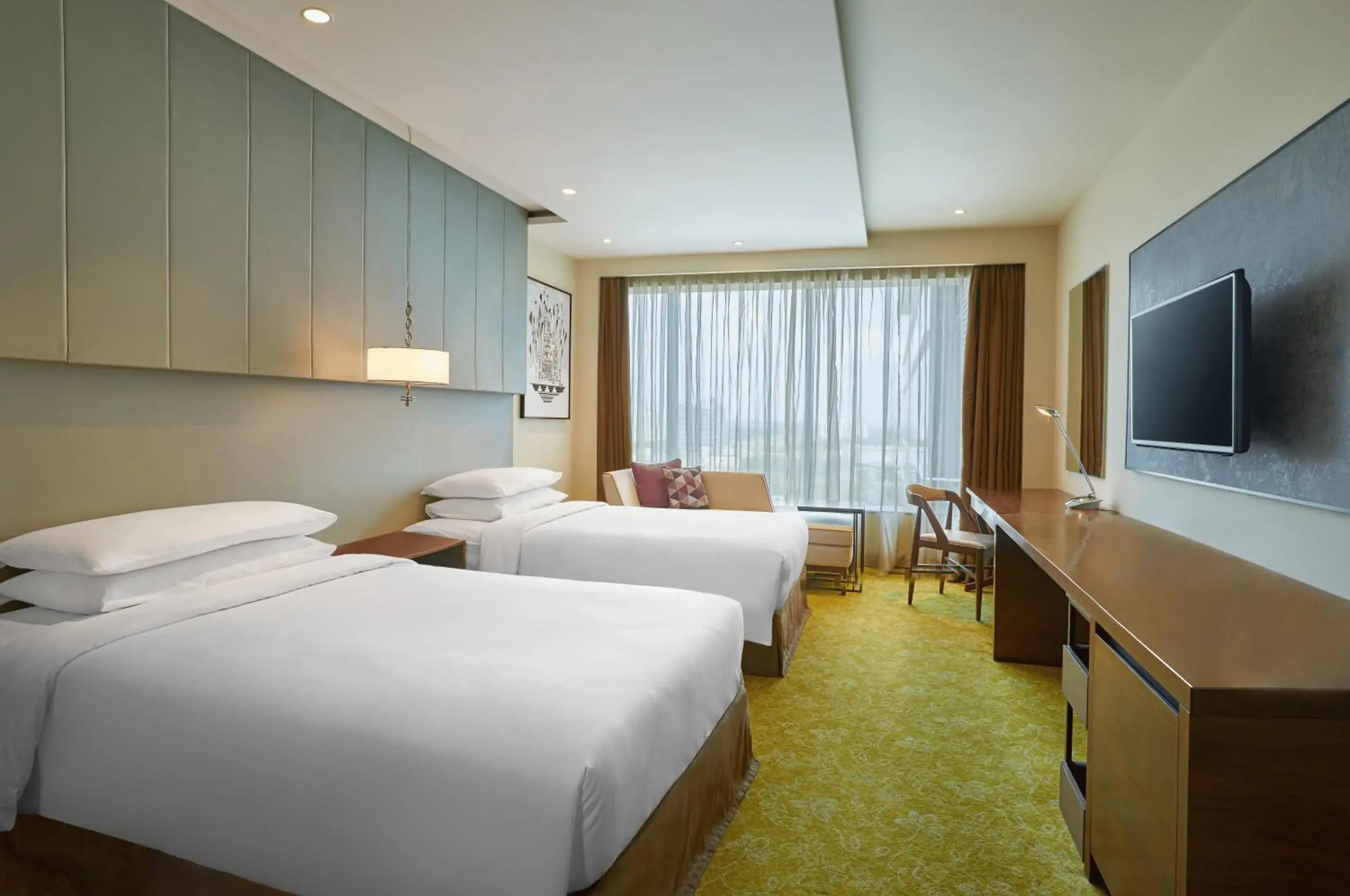 Club Room: 2 Twin/Single Bed with Club benefits in Renaissance Ahmedabad Hotel Club Room: 2 Twin/Single Bed with Club benefits in Renaissance Ahmedabad Hotel