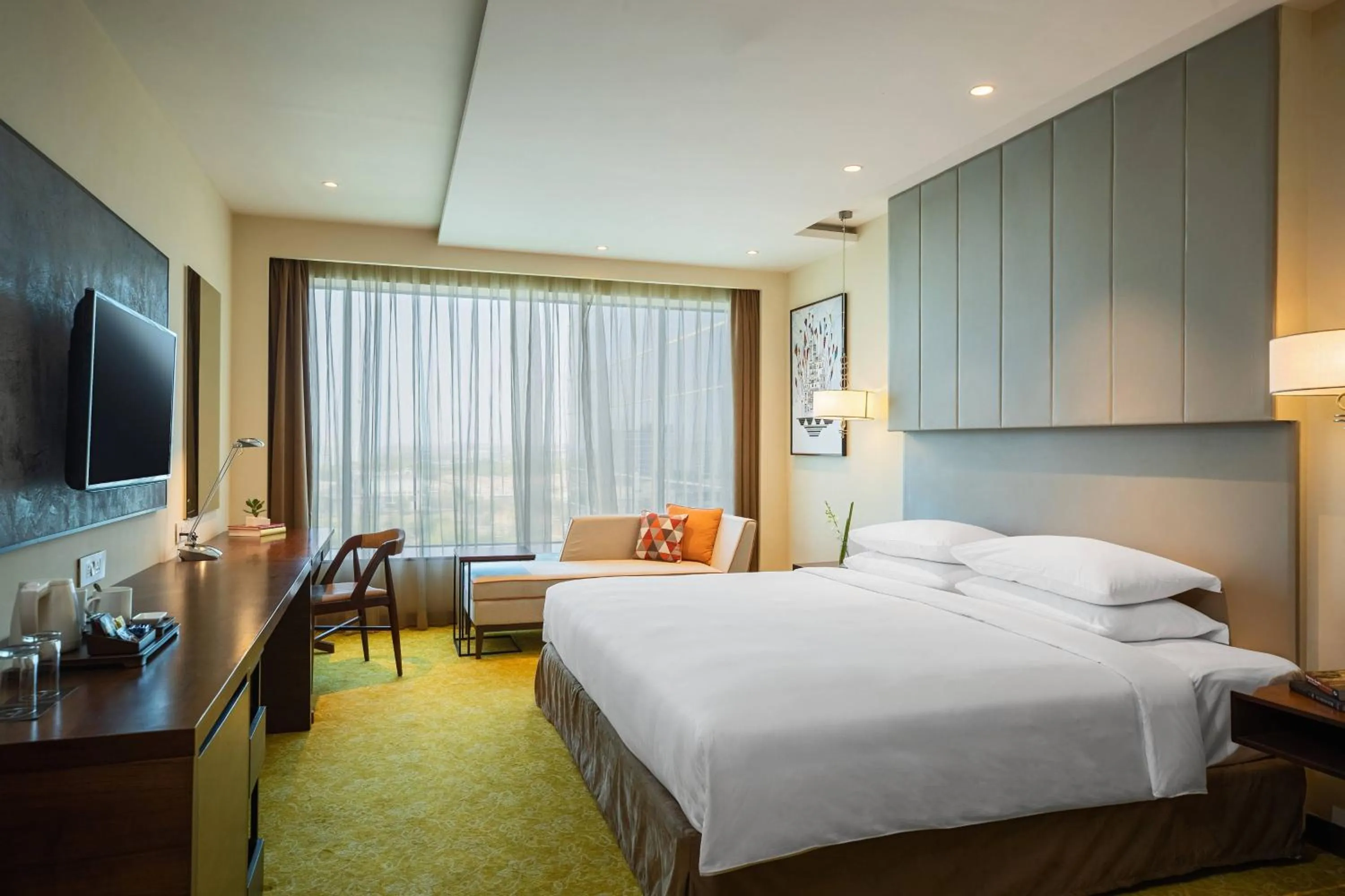 Photo of the whole room, Bed in Renaissance Ahmedabad Hotel