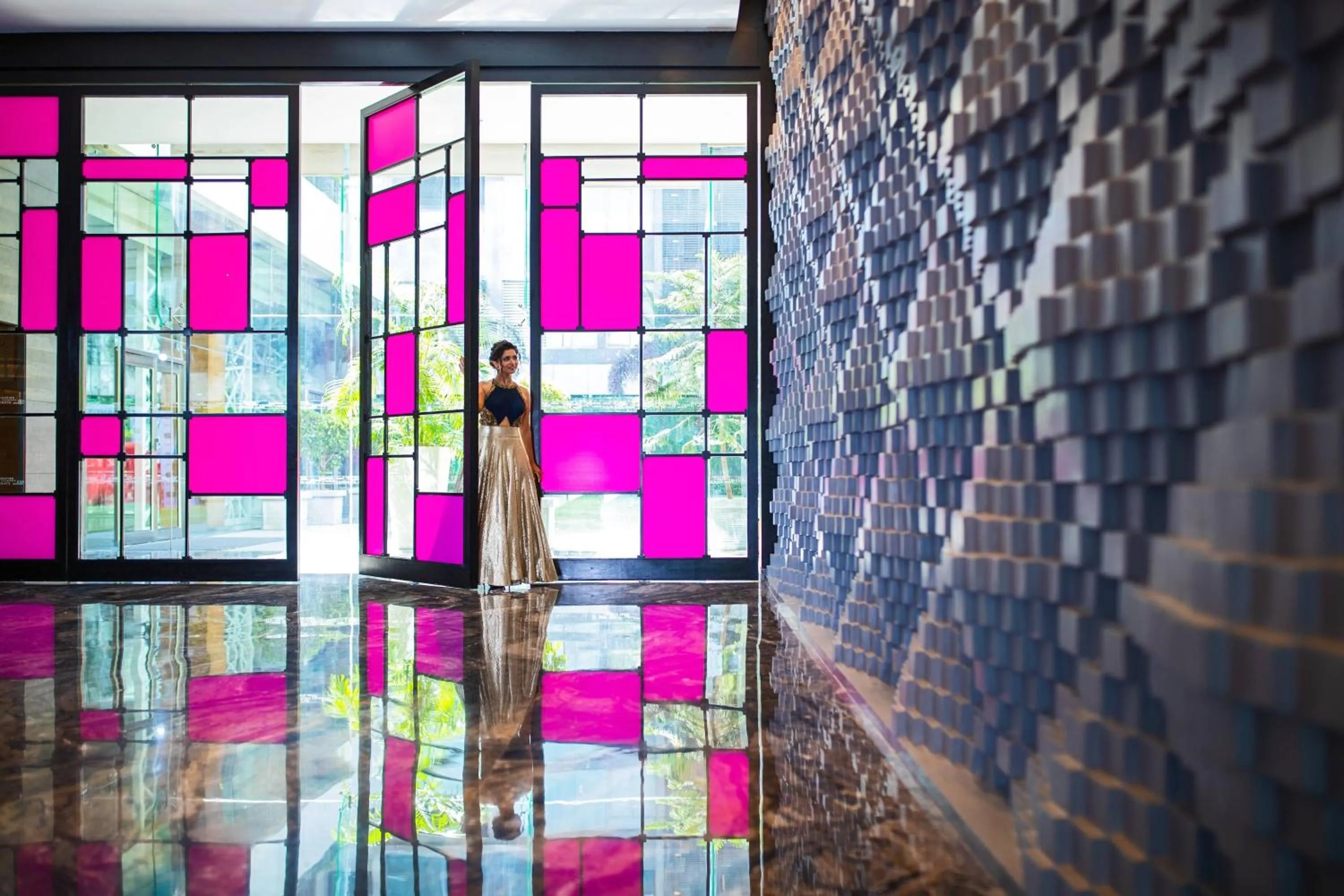 Lobby or reception in Renaissance Ahmedabad Hotel