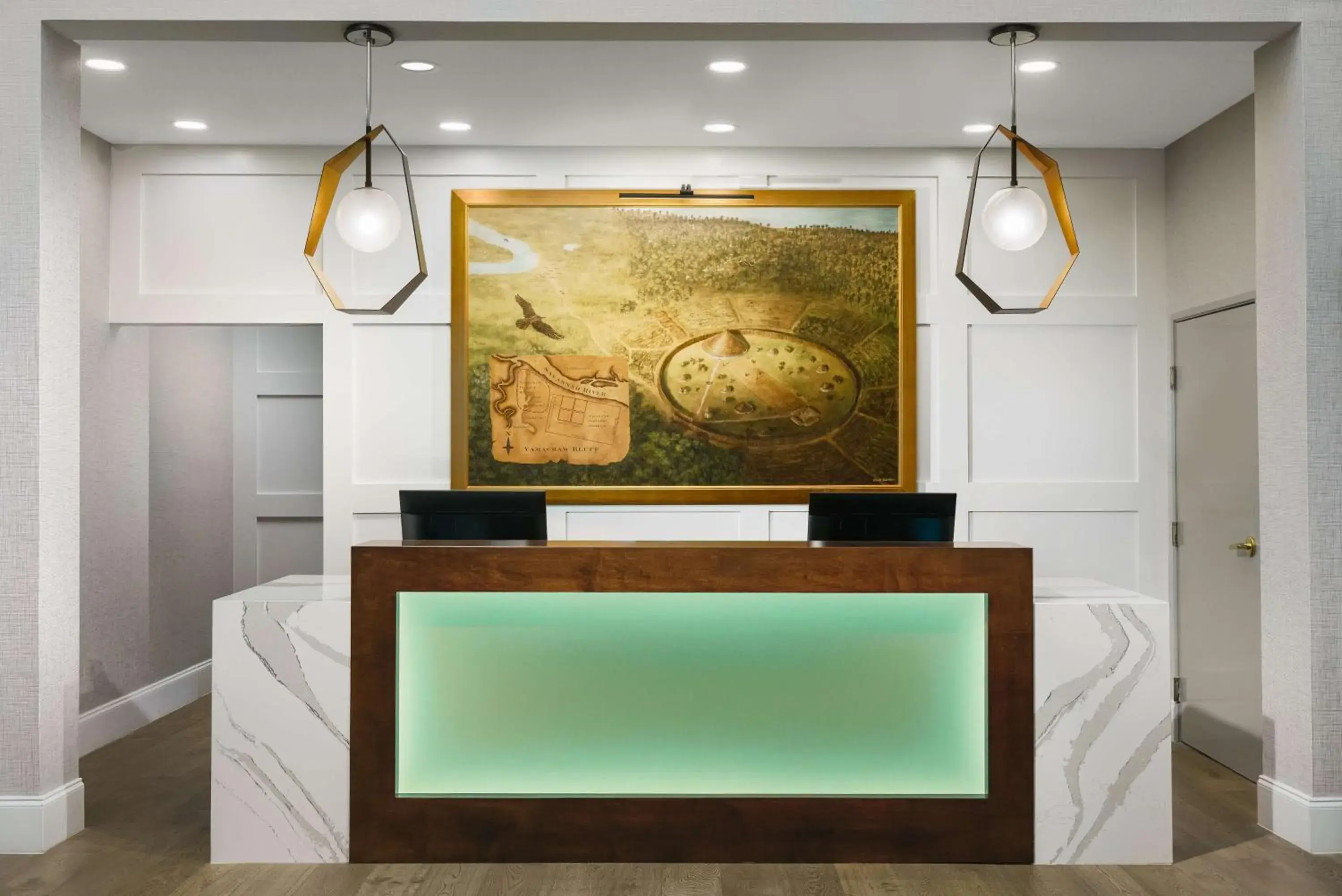 Lobby or reception in The Bluff Hotel Savannah, Tapestry Collection by Hilton Lobby or reception in The Bluff Hotel Savannah, Tapestry Collection by Hilton
