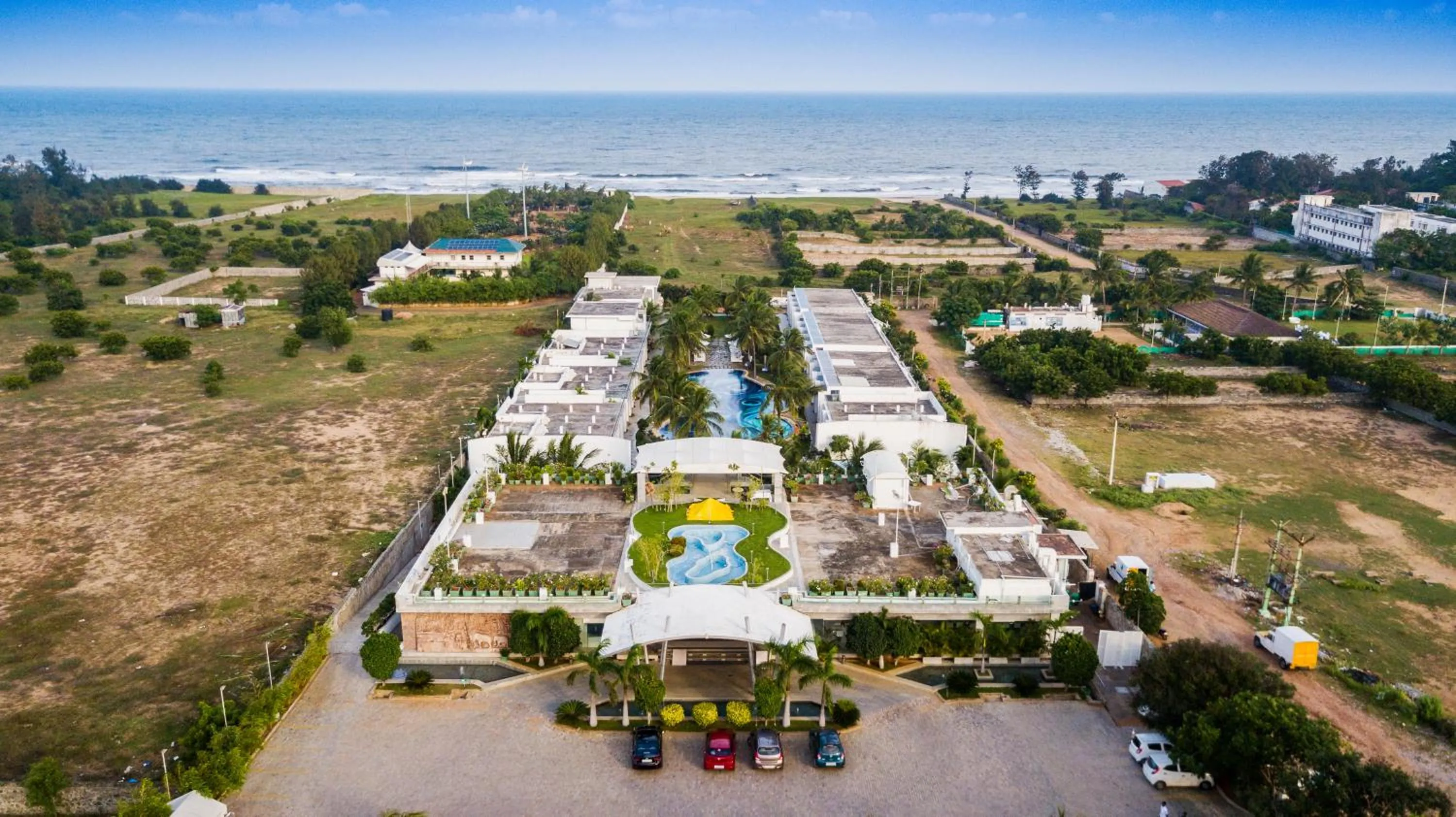 Bird's eye view in Grande Bay Resort and Spa Mamallapuram