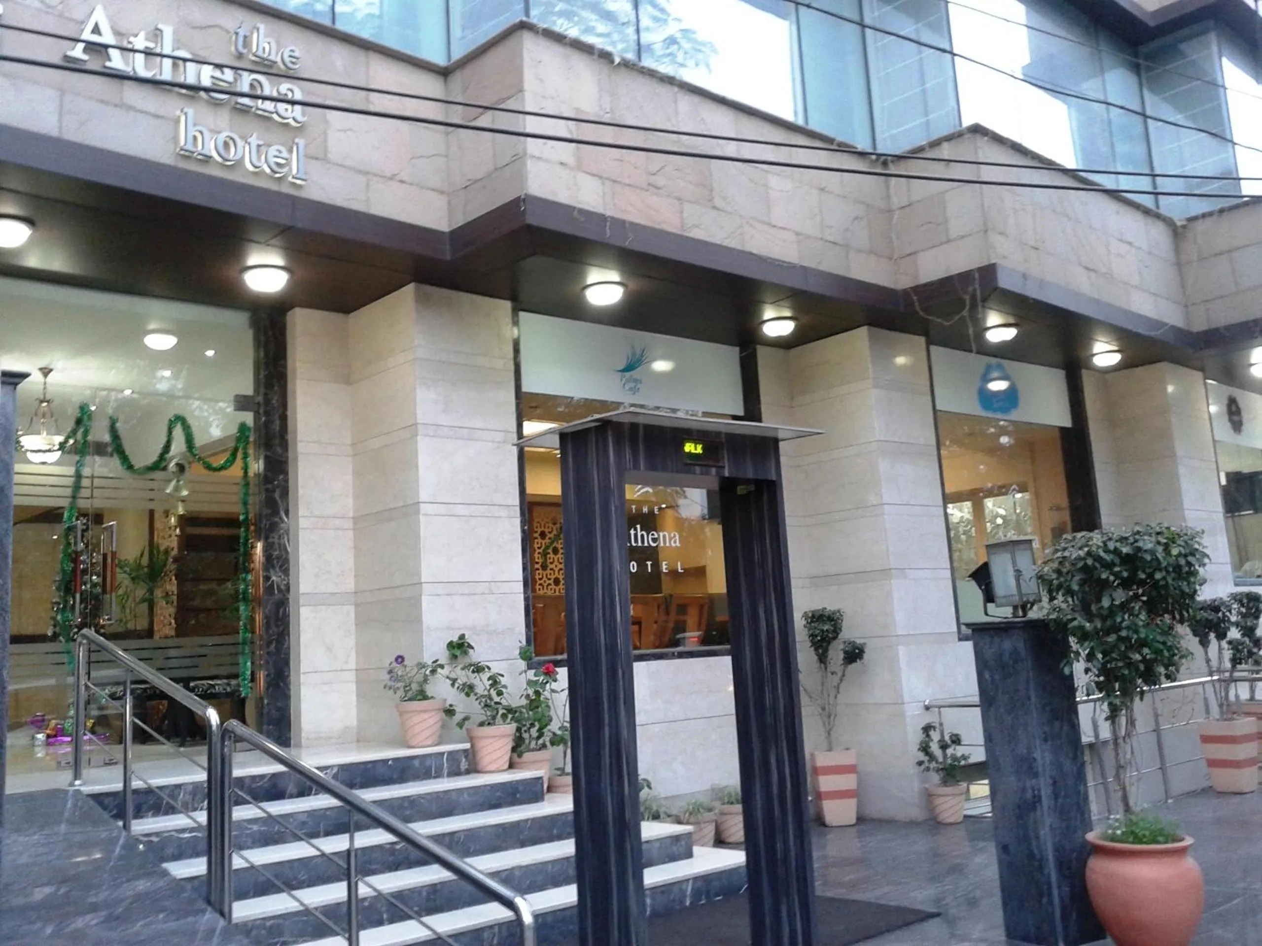 Facade/entrance in Hotel Athena