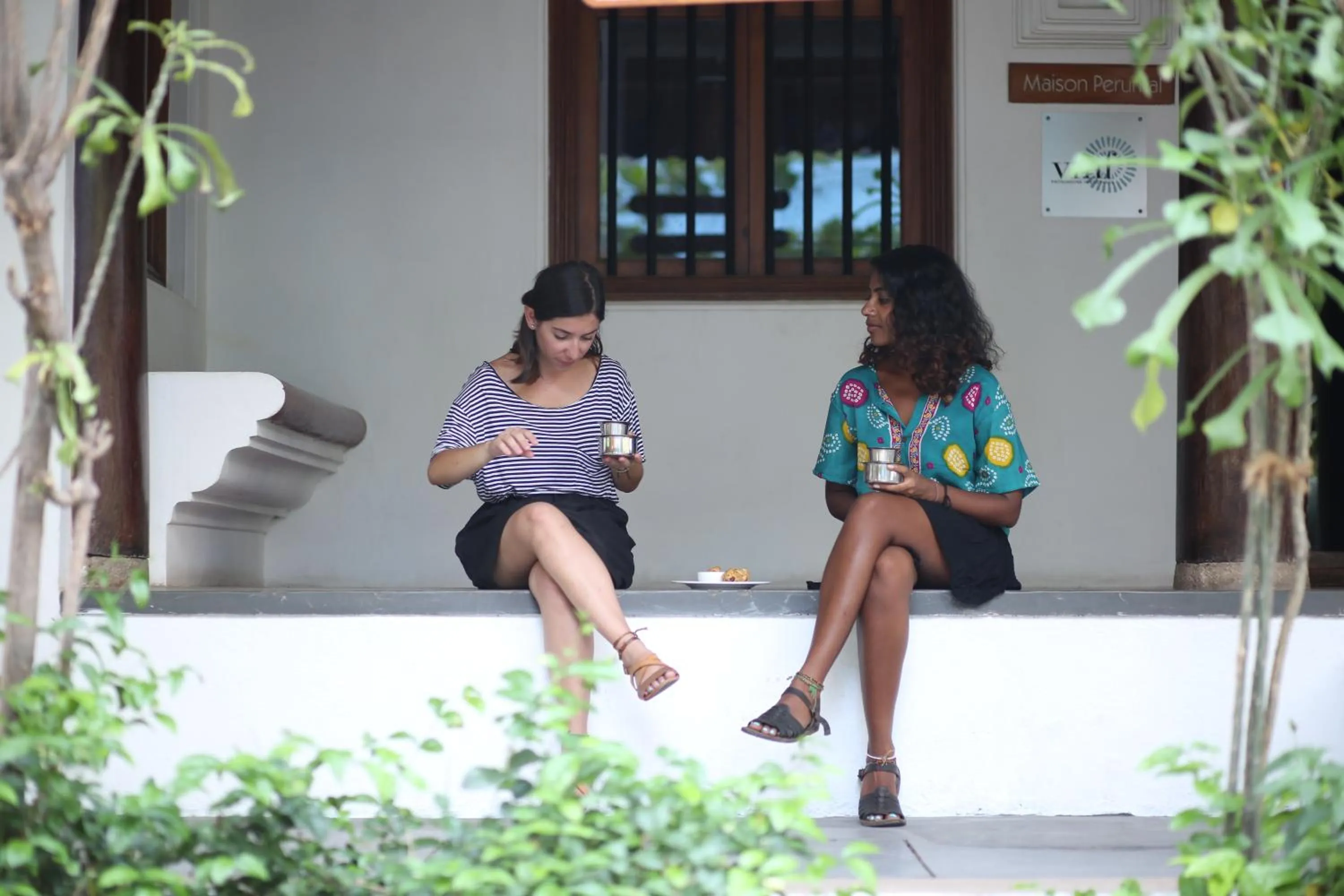 People in Maison Perumal Pondicherry - A CGH Earth Experience