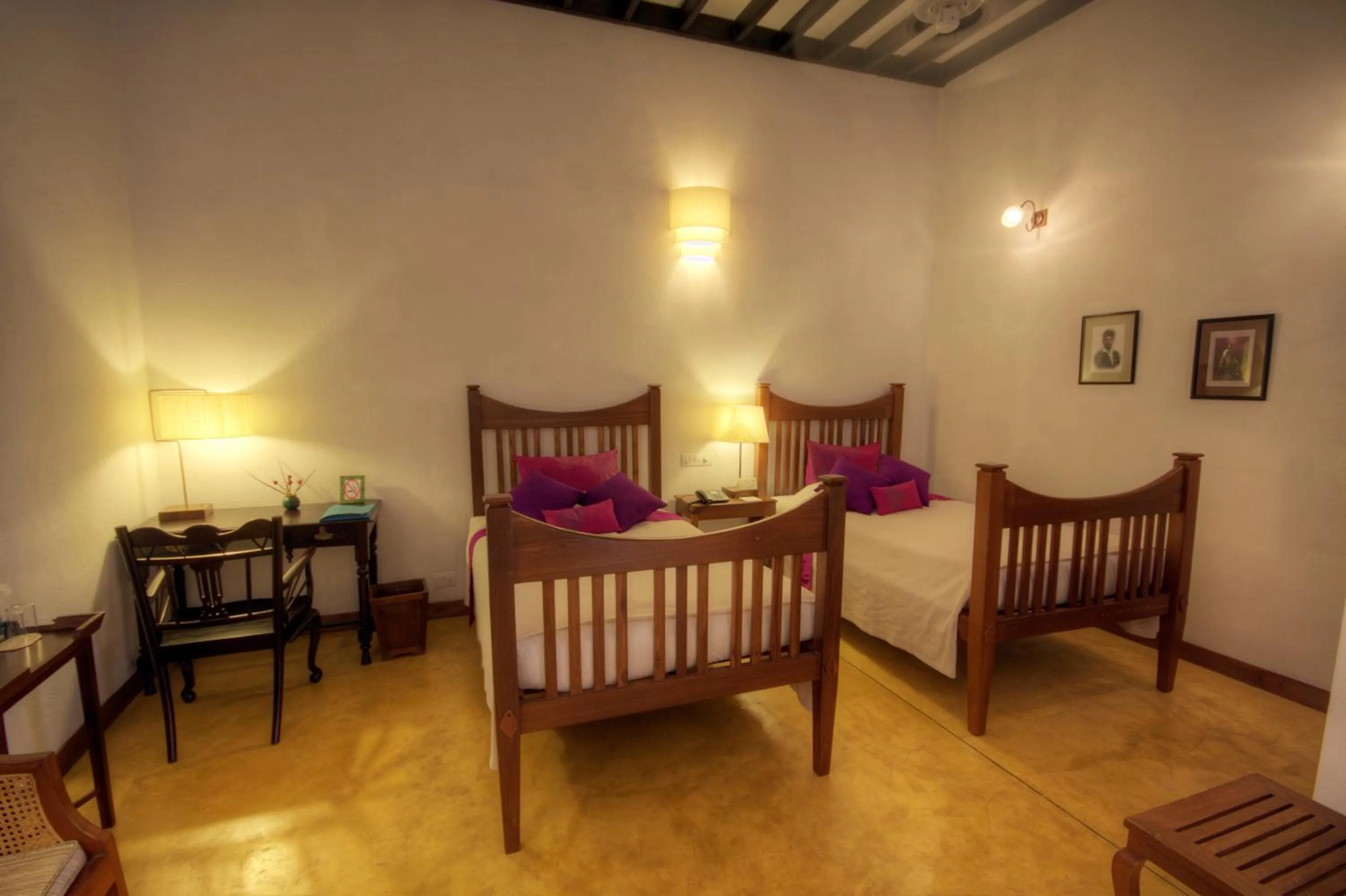 Bedroom, Bed in Maison Perumal Pondicherry - A CGH Earth Experience