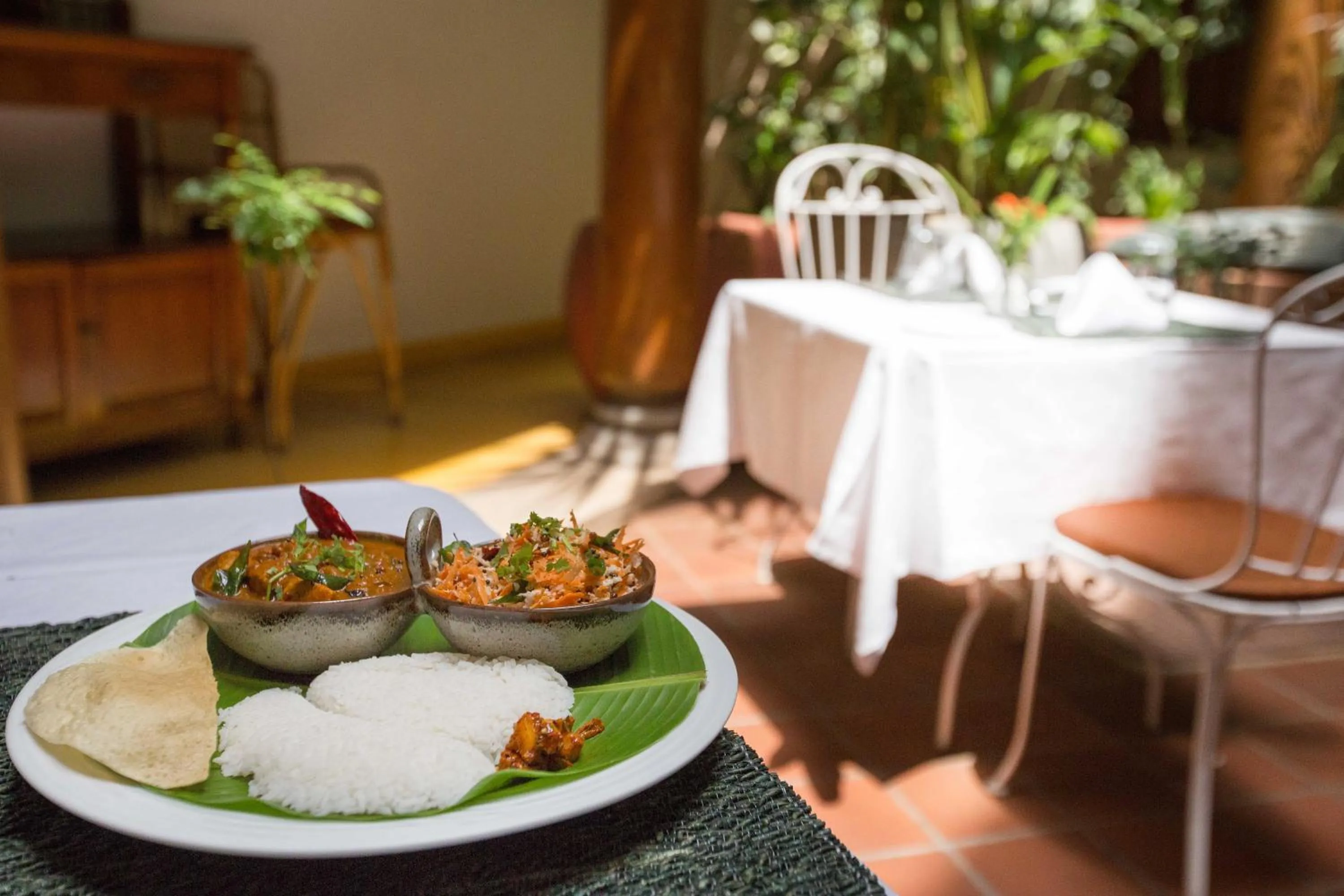 Restaurant/places to eat in Maison Perumal Pondicherry - A CGH Earth Experience