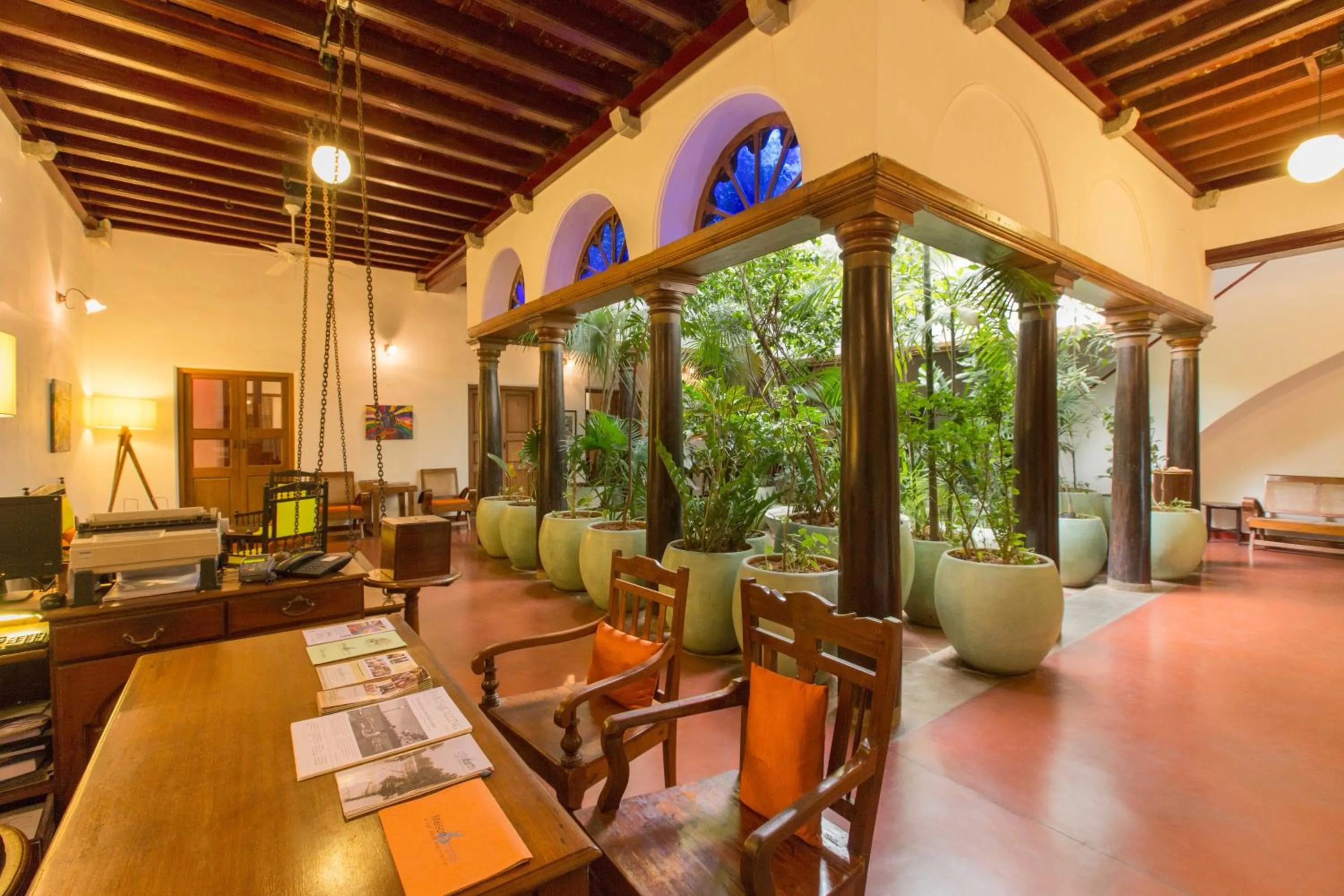 Living room in Maison Perumal Pondicherry - A CGH Earth Experience