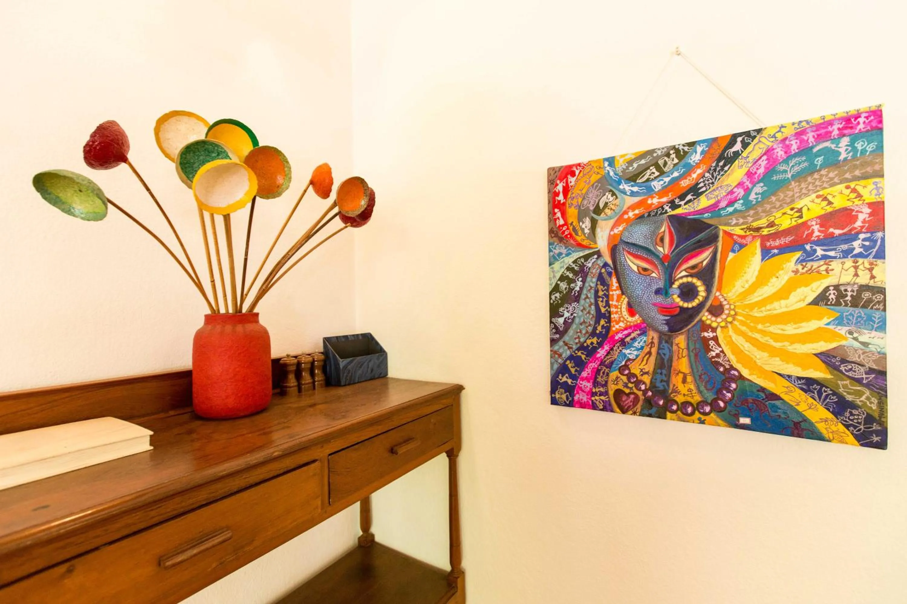 Decorative detail in Maison Perumal Pondicherry - A CGH Earth Experience