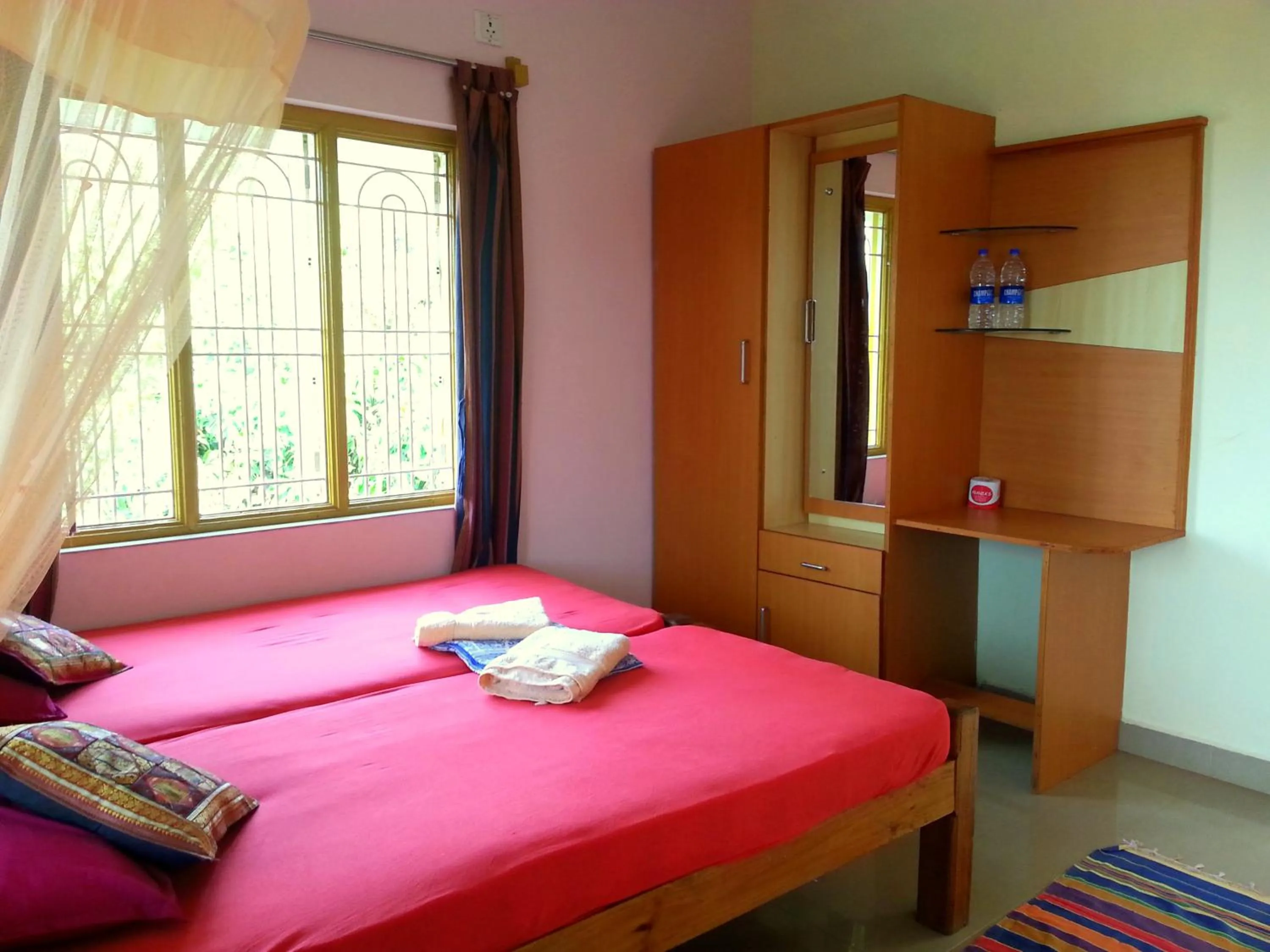 Bedroom, Bed in Namaste Yoga Farm