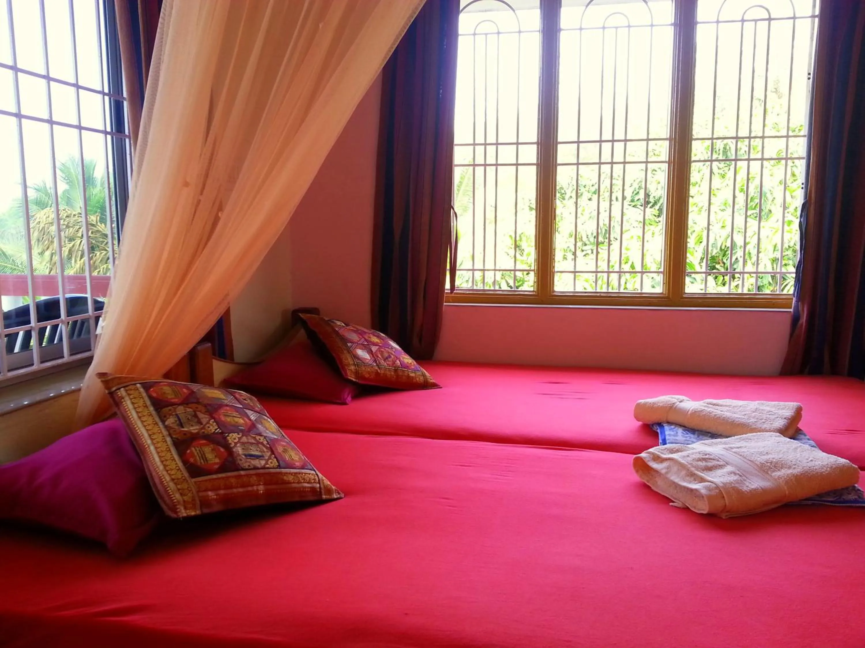 Bed in Namaste Yoga Farm