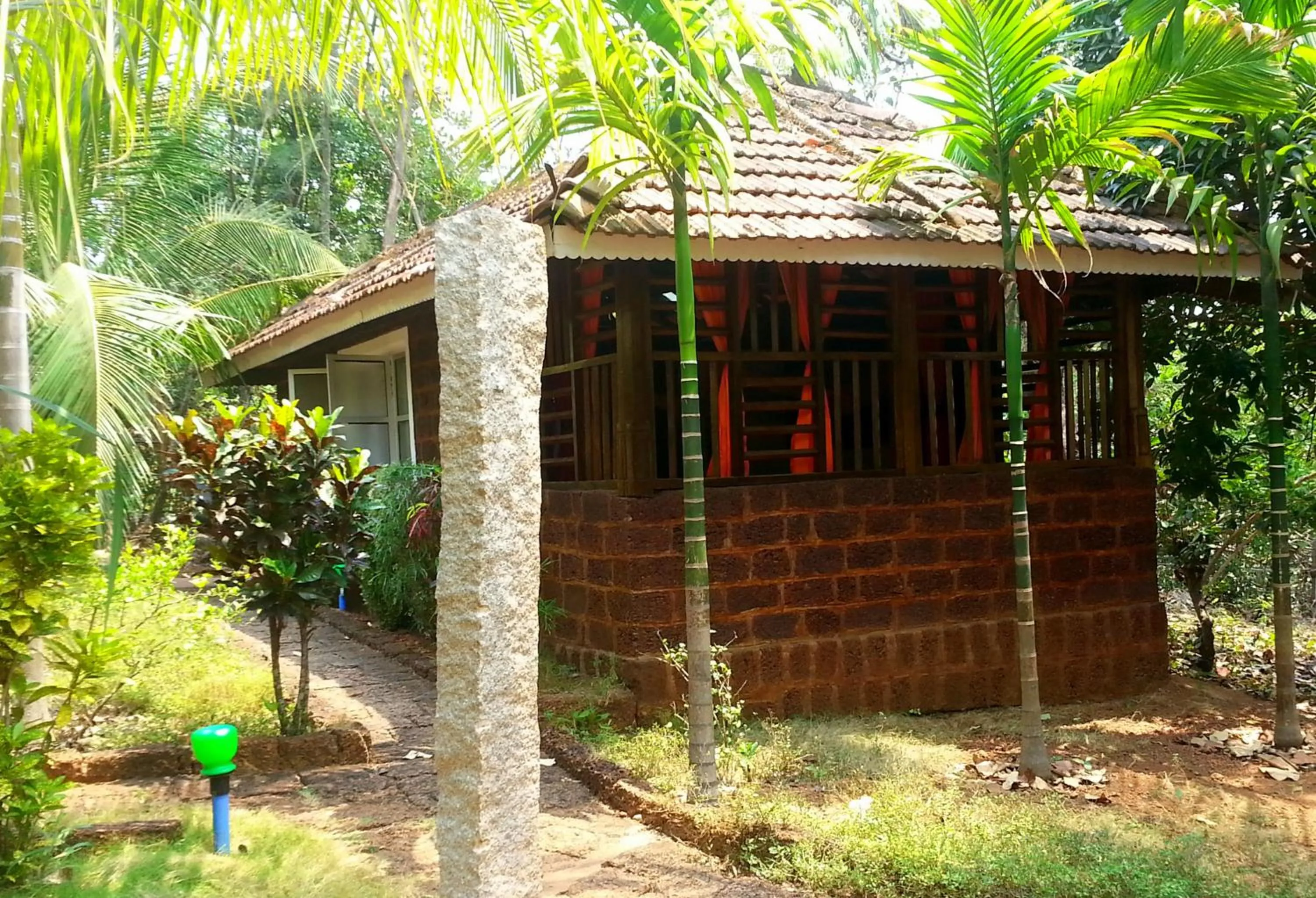 Decorative detail in Namaste Yoga Farm