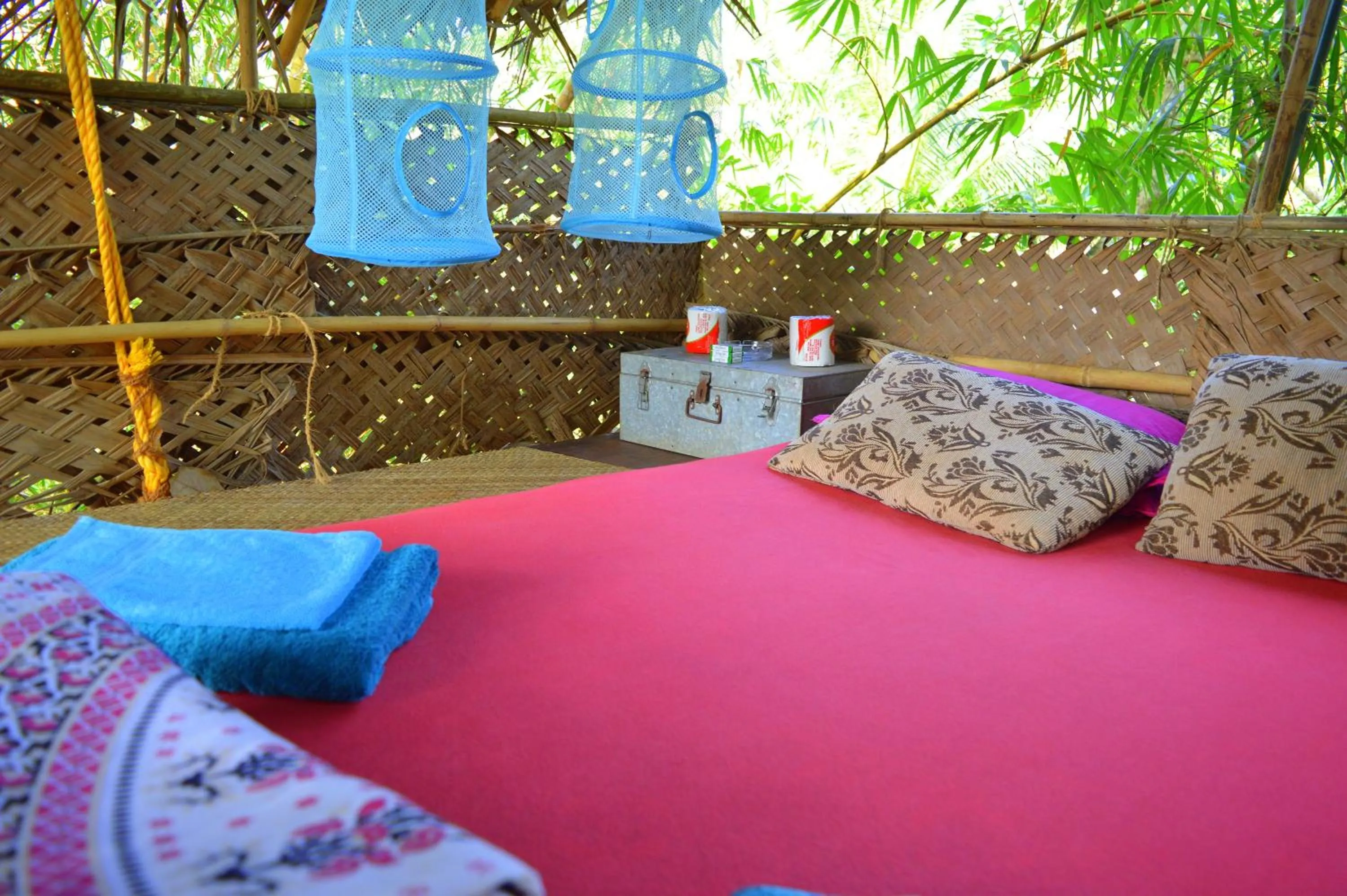 Bed in Namaste Yoga Farm