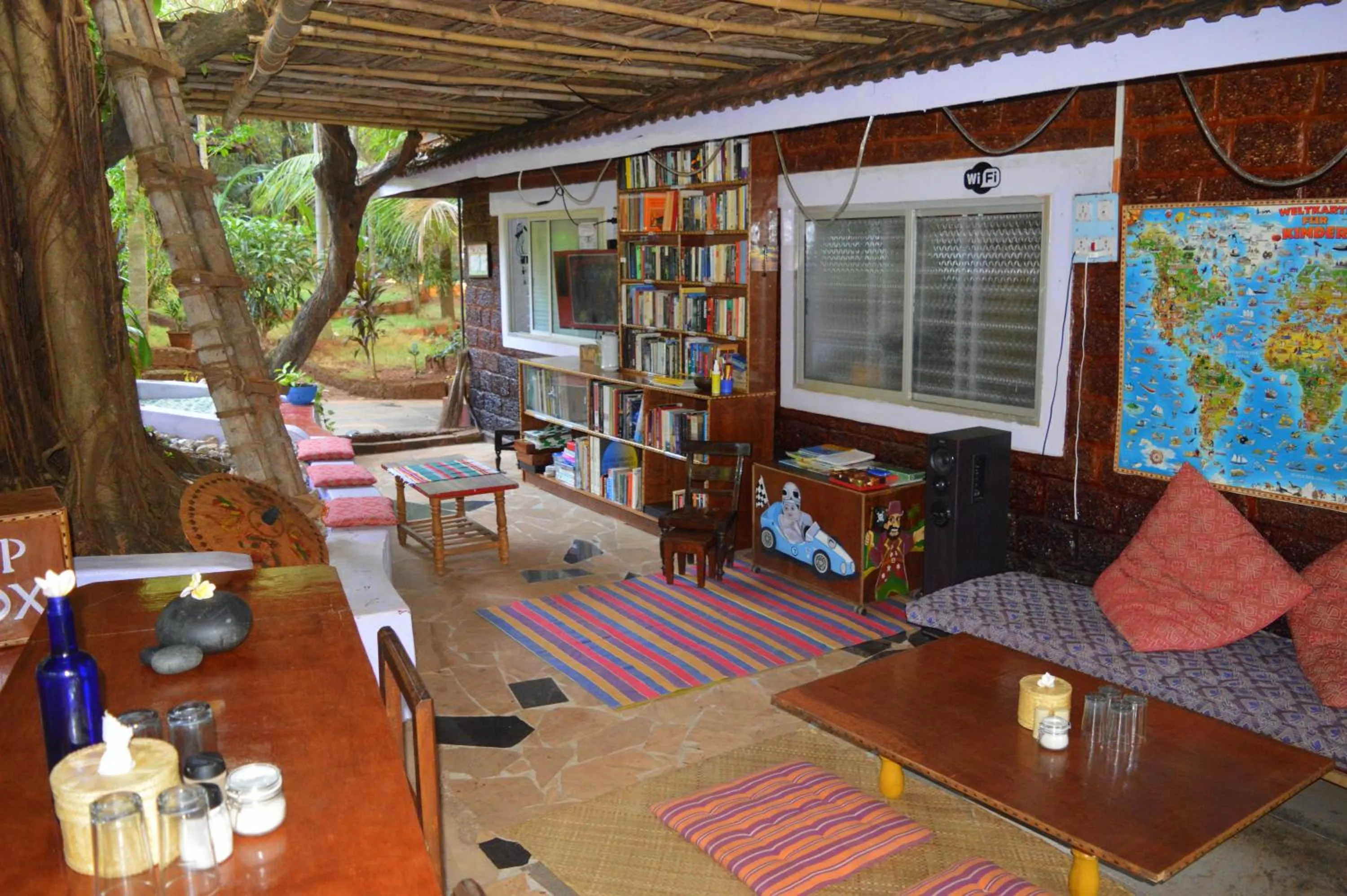 Library in Namaste Yoga Farm