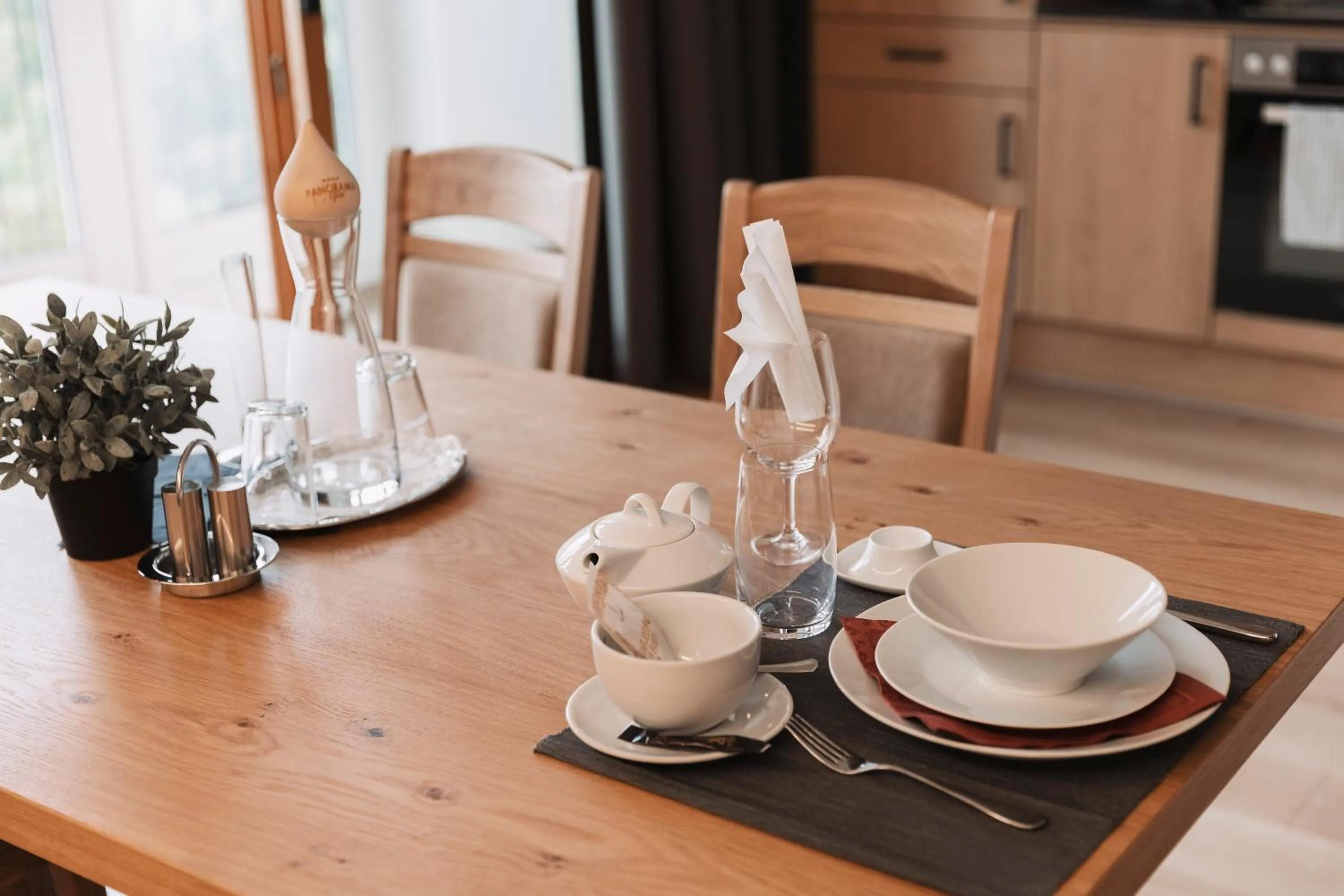Dining area in Wellness Aparthotel Panorama Alpin - Ferienwohnungen Jerzens im Pitztal