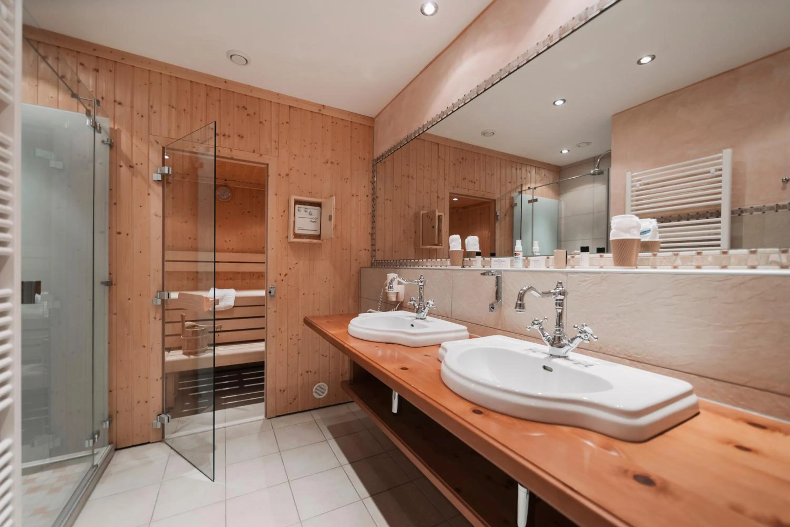 Sauna in Wellness Aparthotel Panorama Alpin - Ferienwohnungen Jerzens im Pitztal