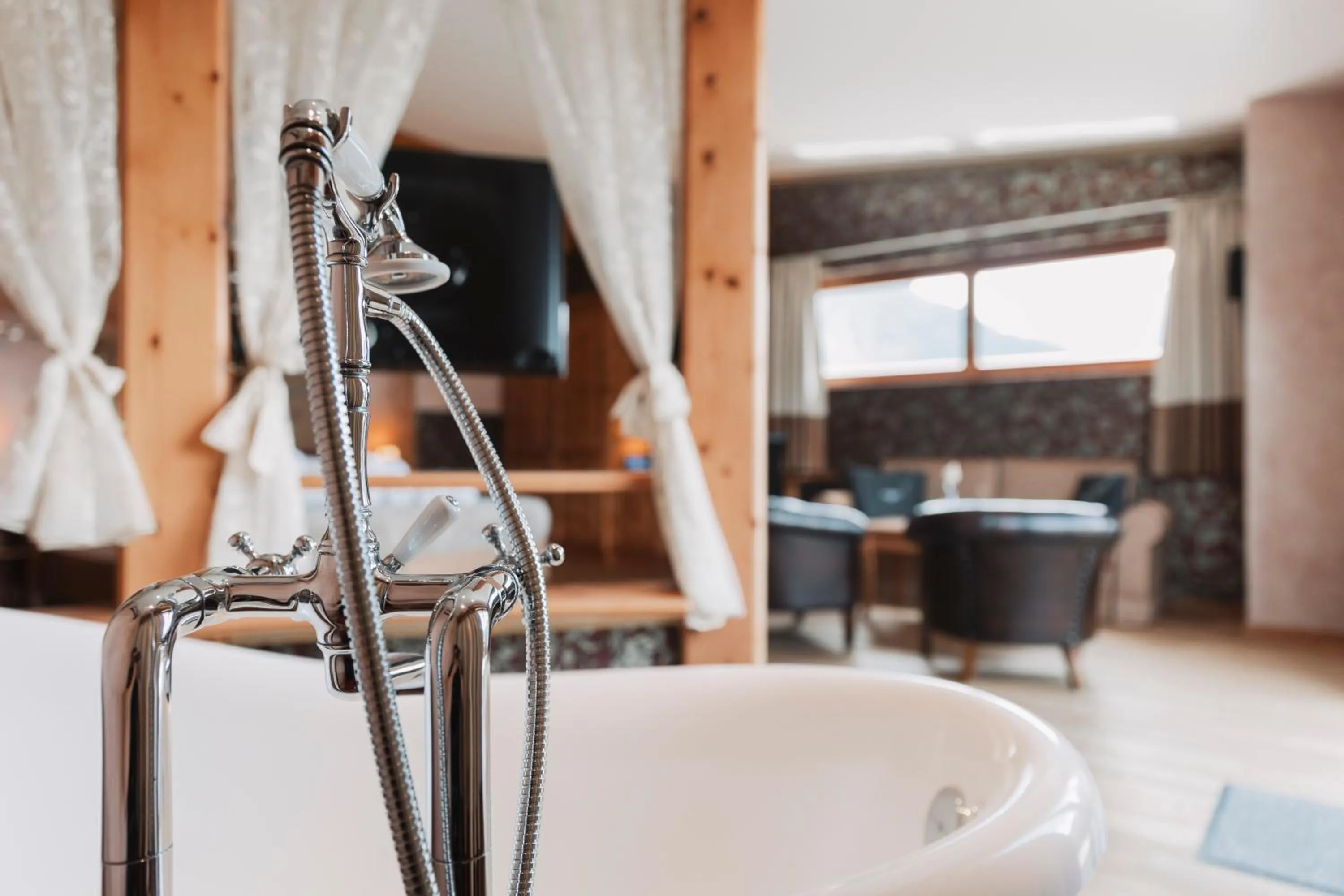 Living room in Wellness Aparthotel Panorama Alpin - Ferienwohnungen Jerzens im Pitztal