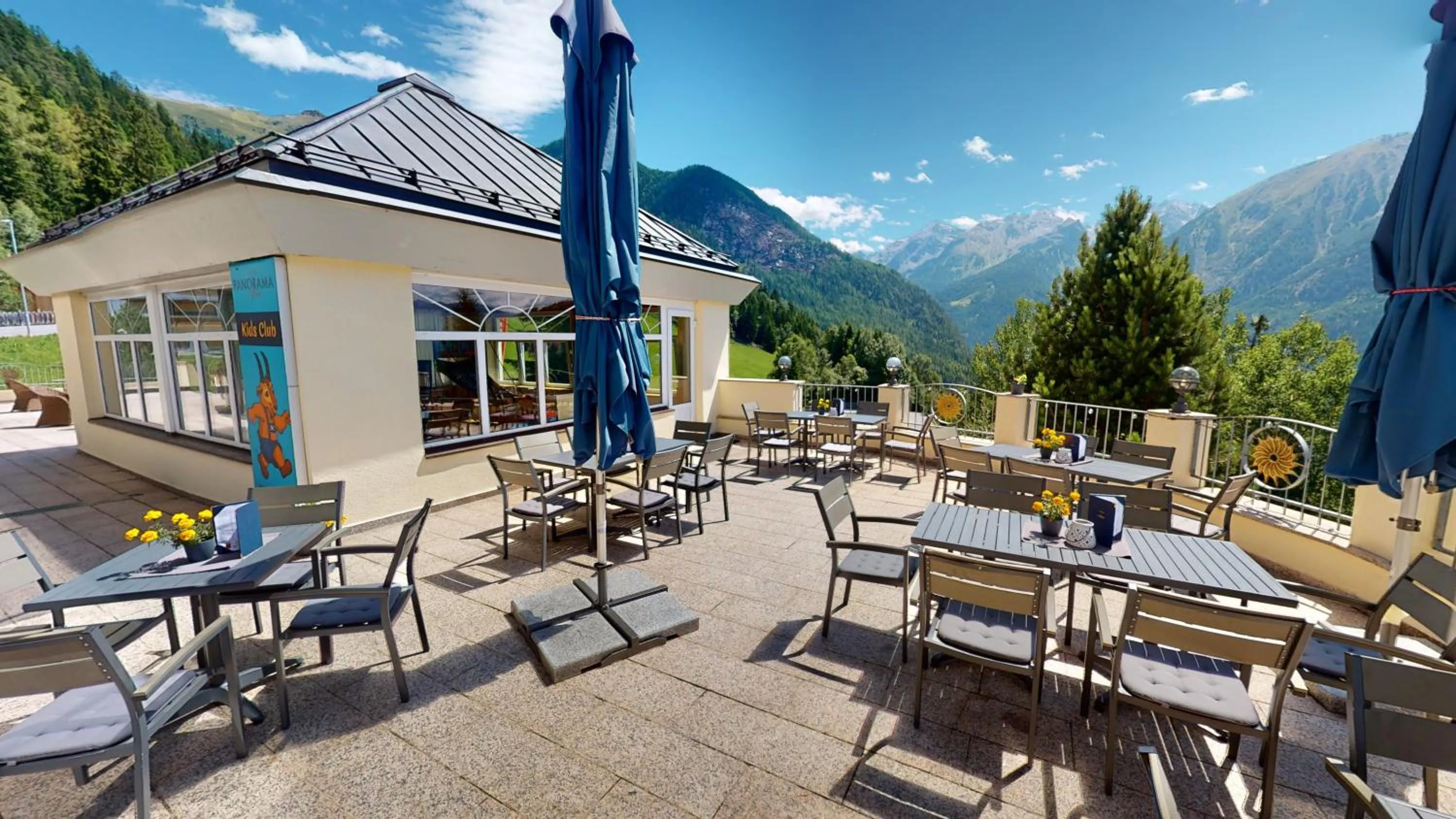 Balcony/Terrace in Wellness Aparthotel Panorama Alpin - Ferienwohnungen Jerzens im Pitztal