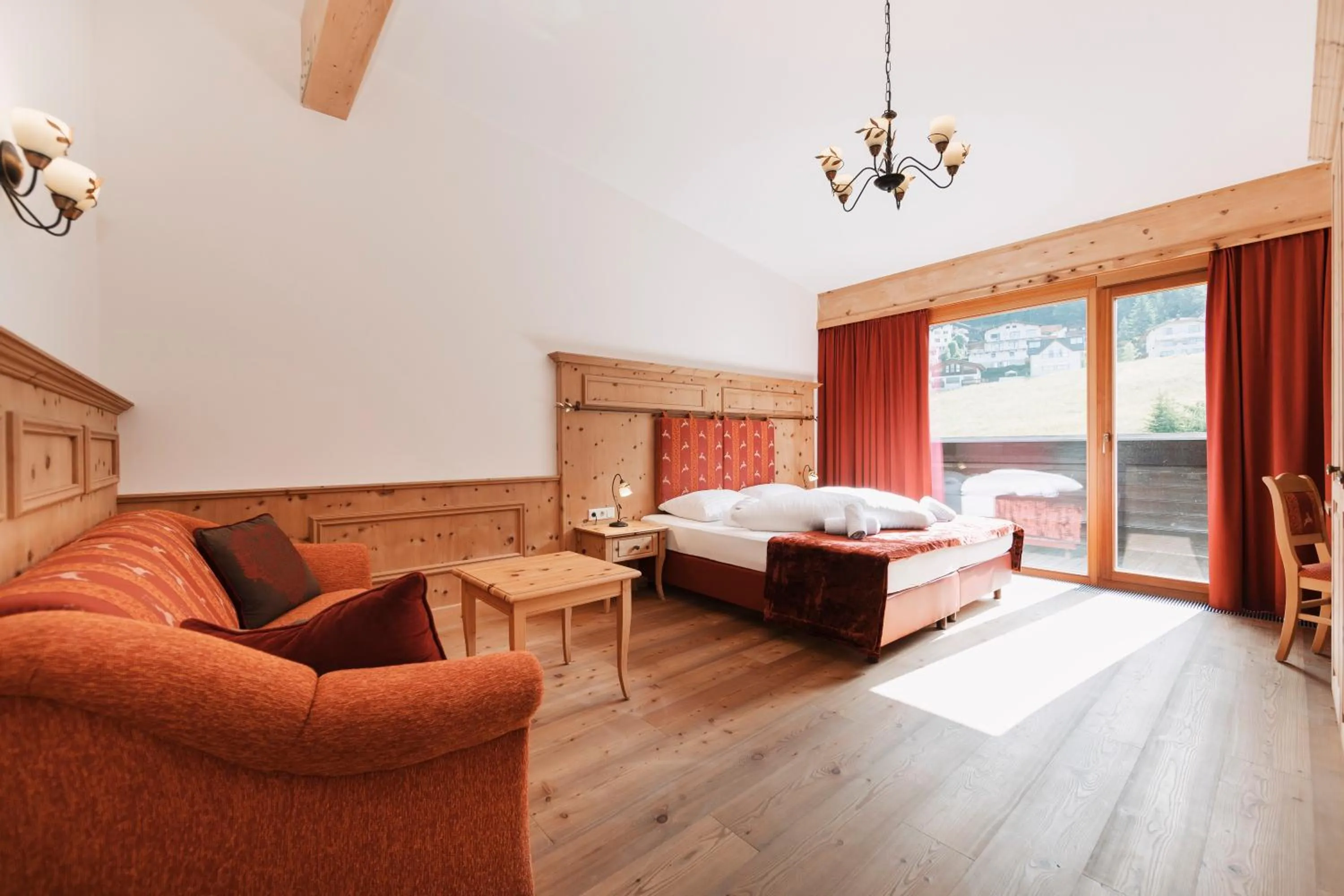Bedroom, Bed in Wellness Aparthotel Panorama Alpin - Ferienwohnungen Jerzens im Pitztal