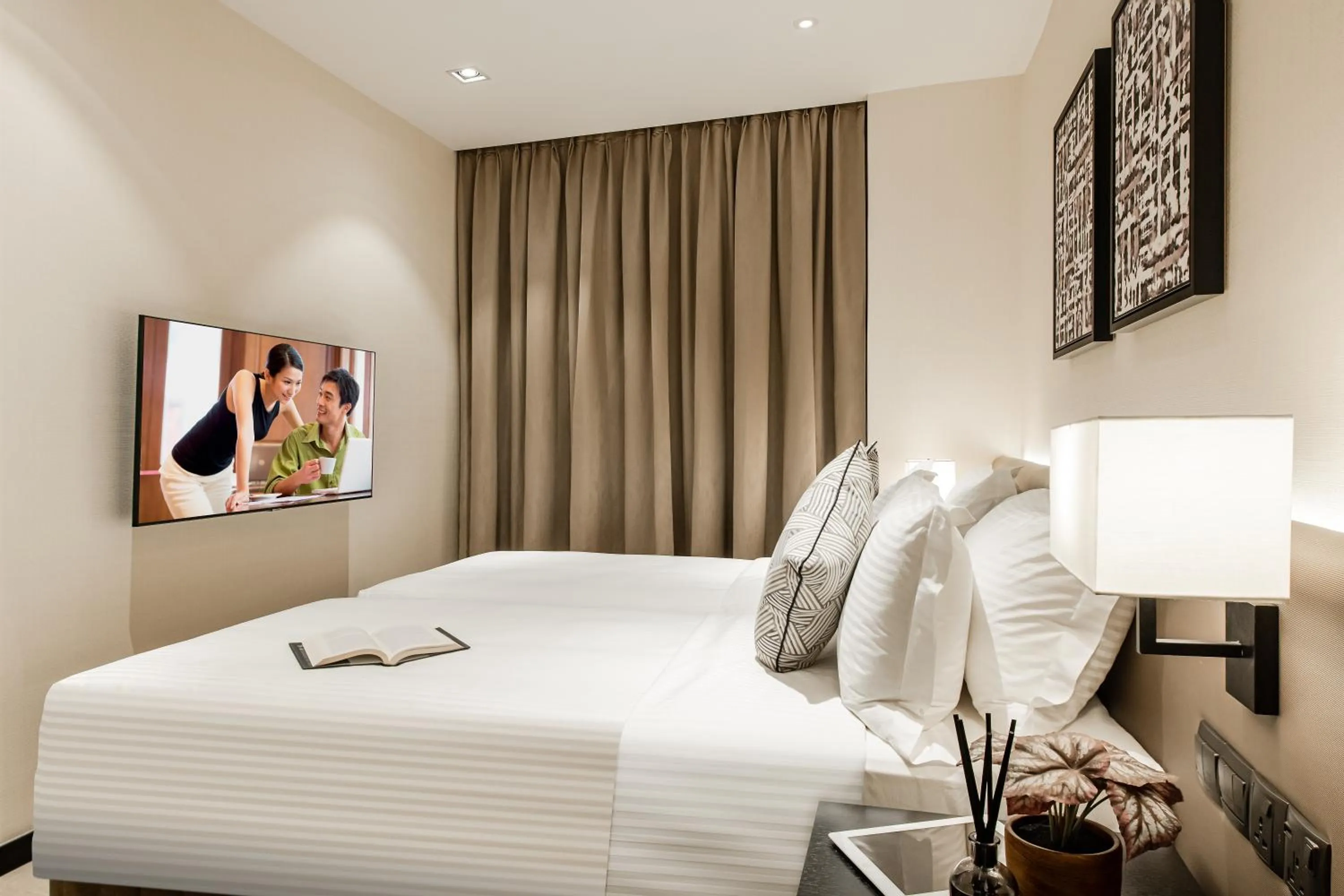 Bed in Ascott Star KLCC Kuala Lumpur