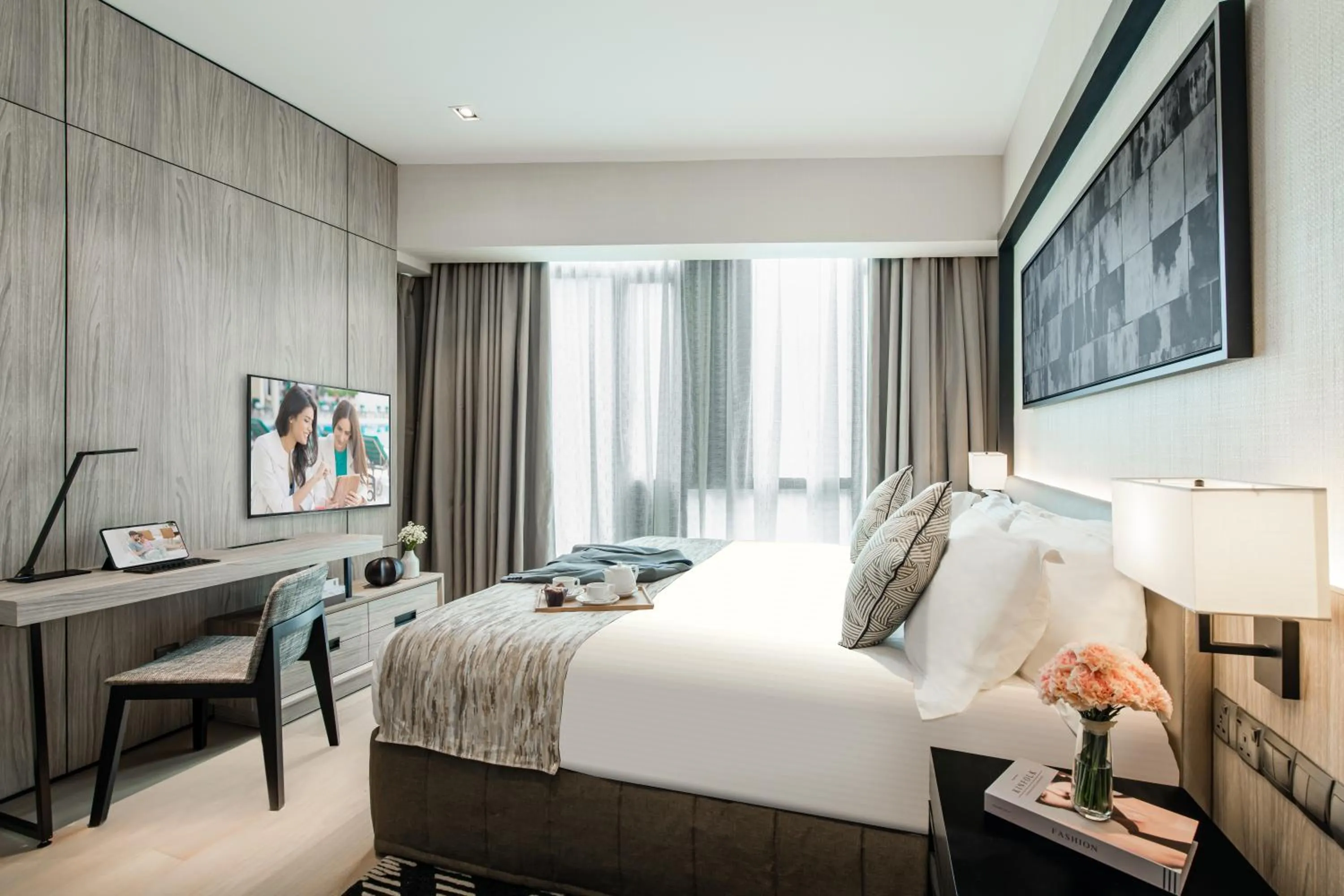 Bedroom, Bed in Ascott Star KLCC Kuala Lumpur