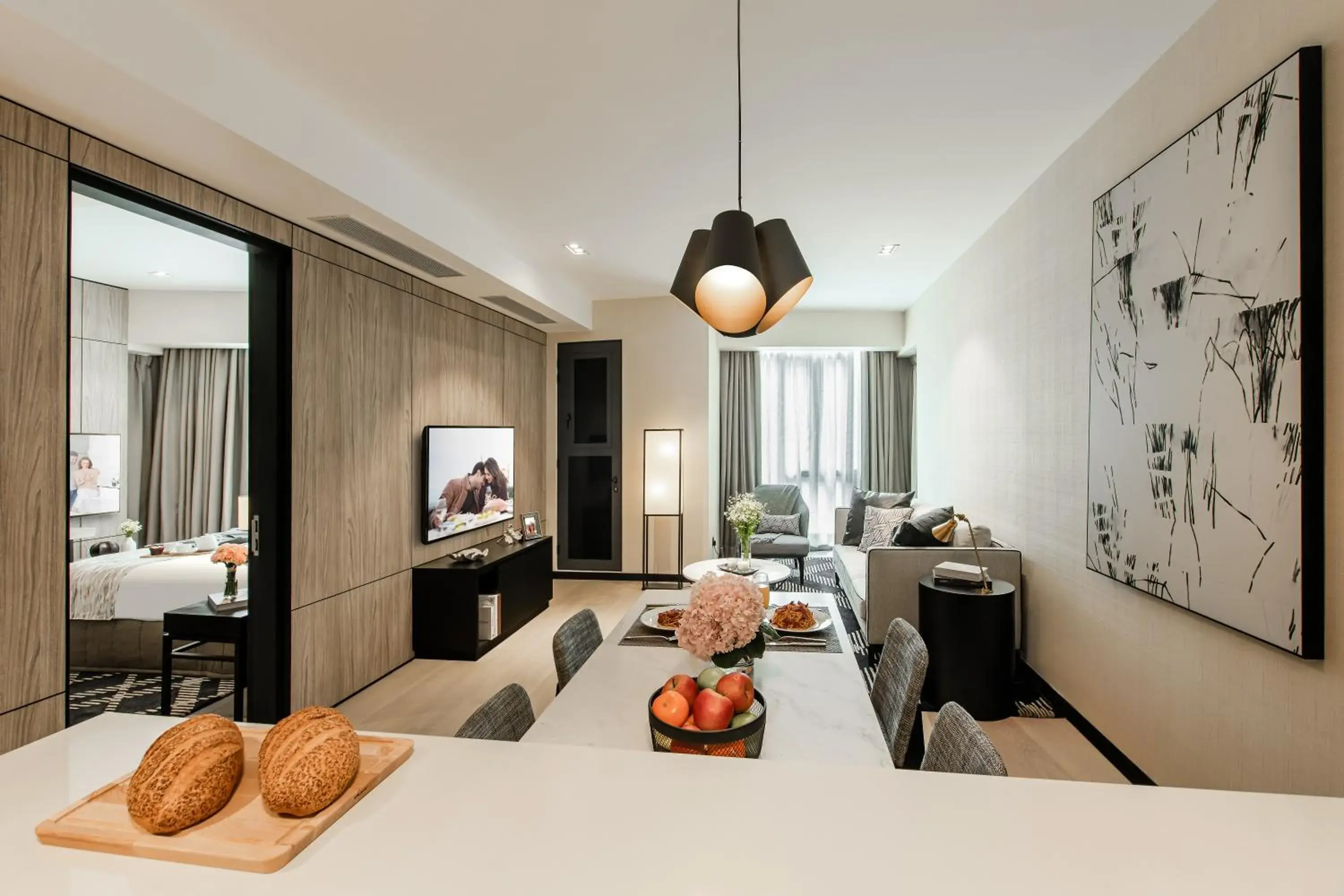 Living room, Bed in Ascott Star KLCC Kuala Lumpur Living room, Bed in Ascott Star KLCC Kuala Lumpur