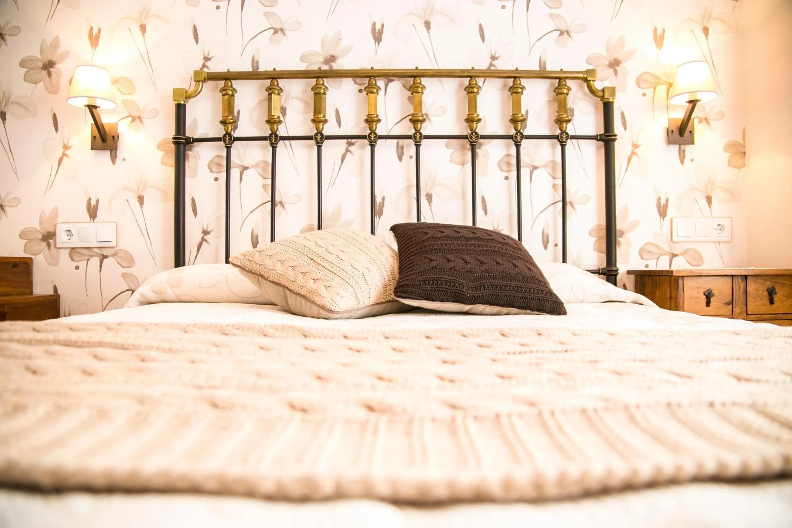 Decorative detail, Bed in Quintanares