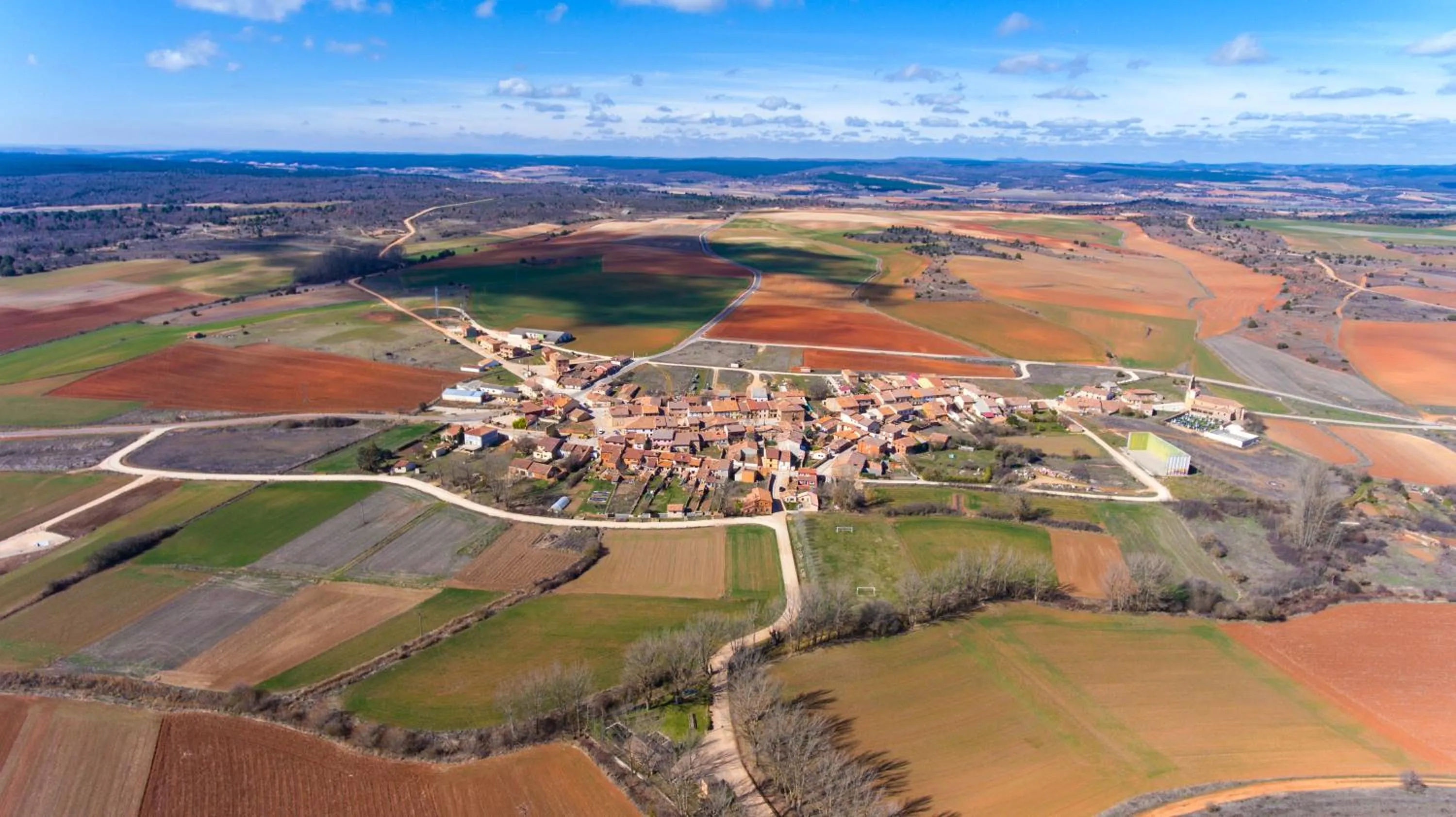 Bird's eye view in Quintanares