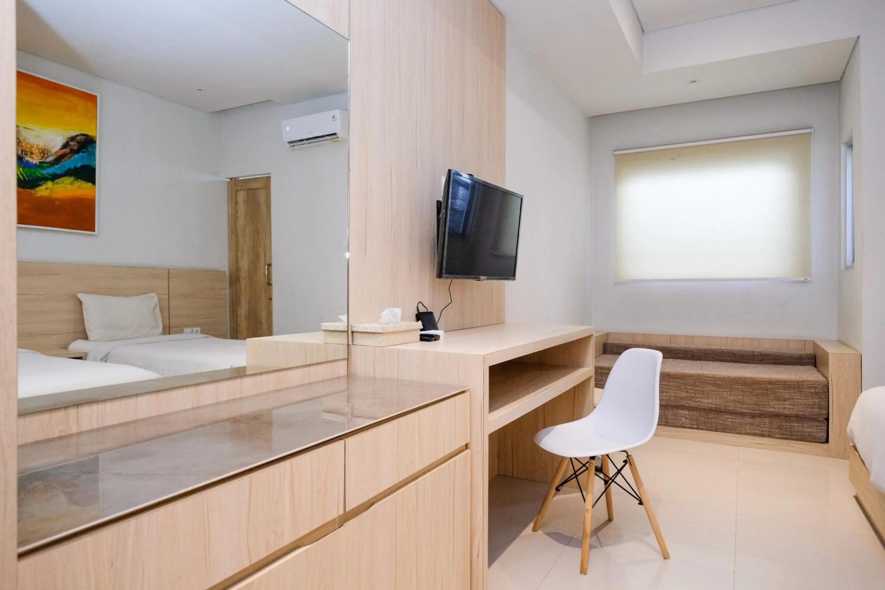 Bedroom, Bed in Lega Legi Town House Seminyak by The Lavana