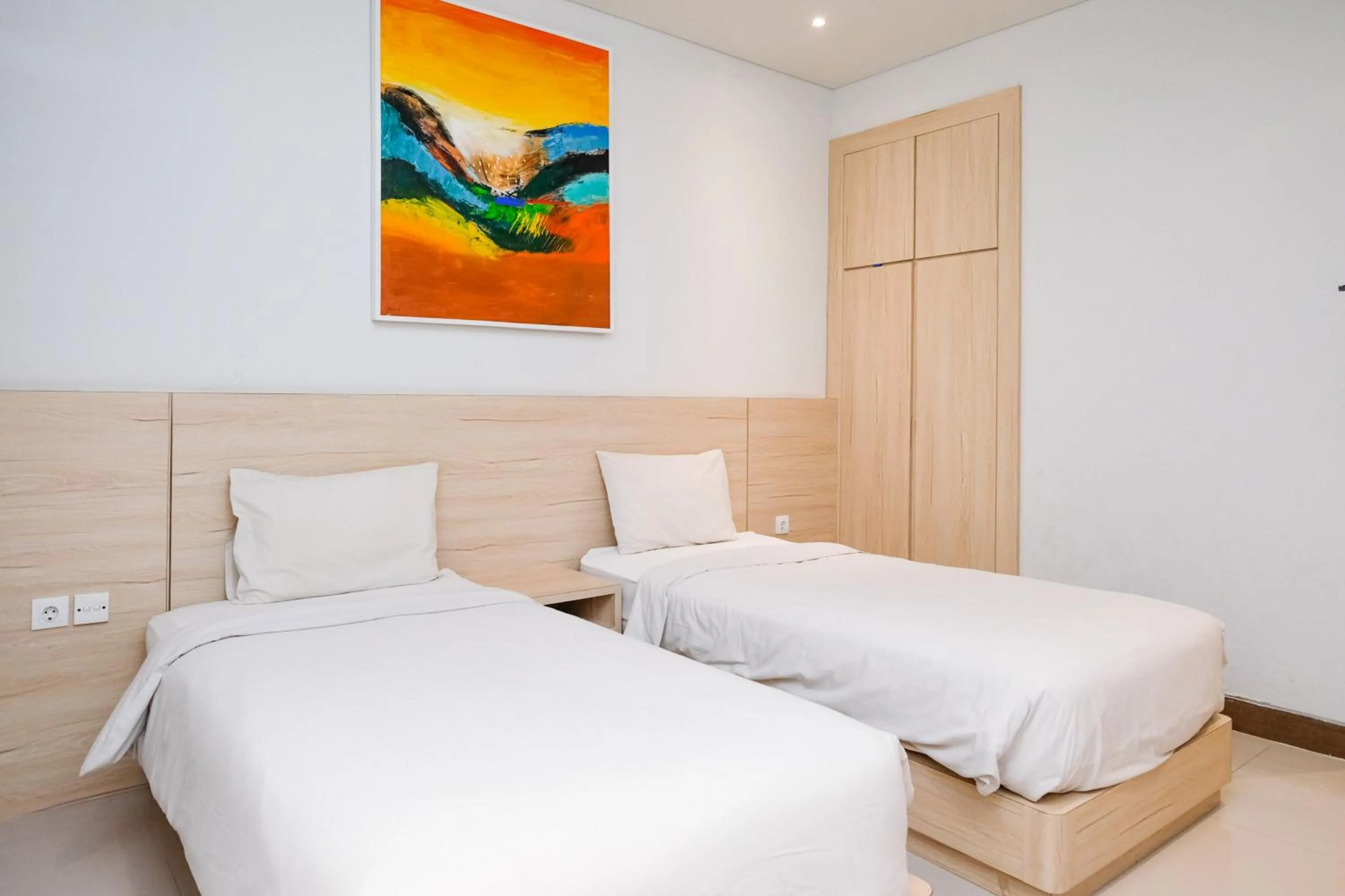 Bedroom, Bed in Lega Legi Town House Seminyak by The Lavana