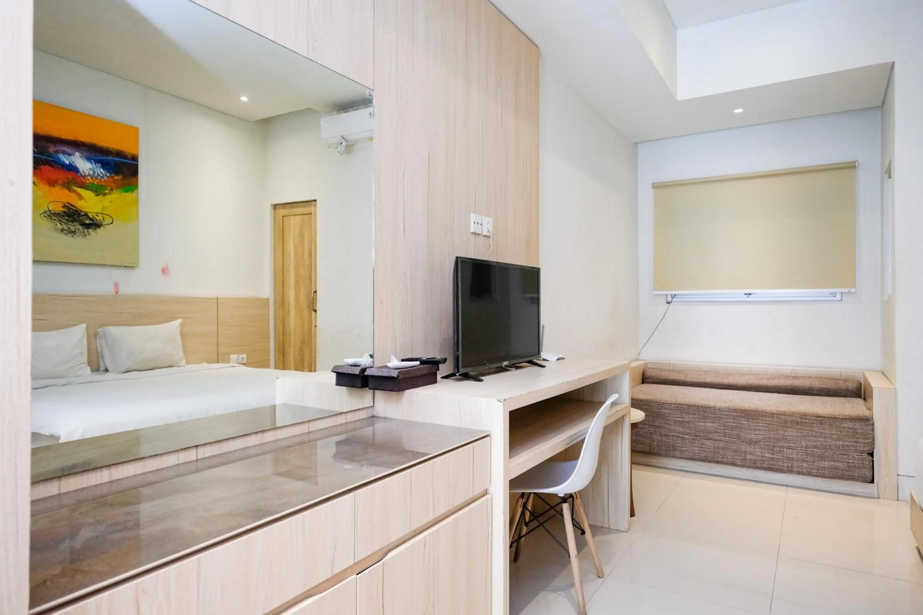 Bedroom, Bed in Lega Legi Town House Seminyak by The Lavana