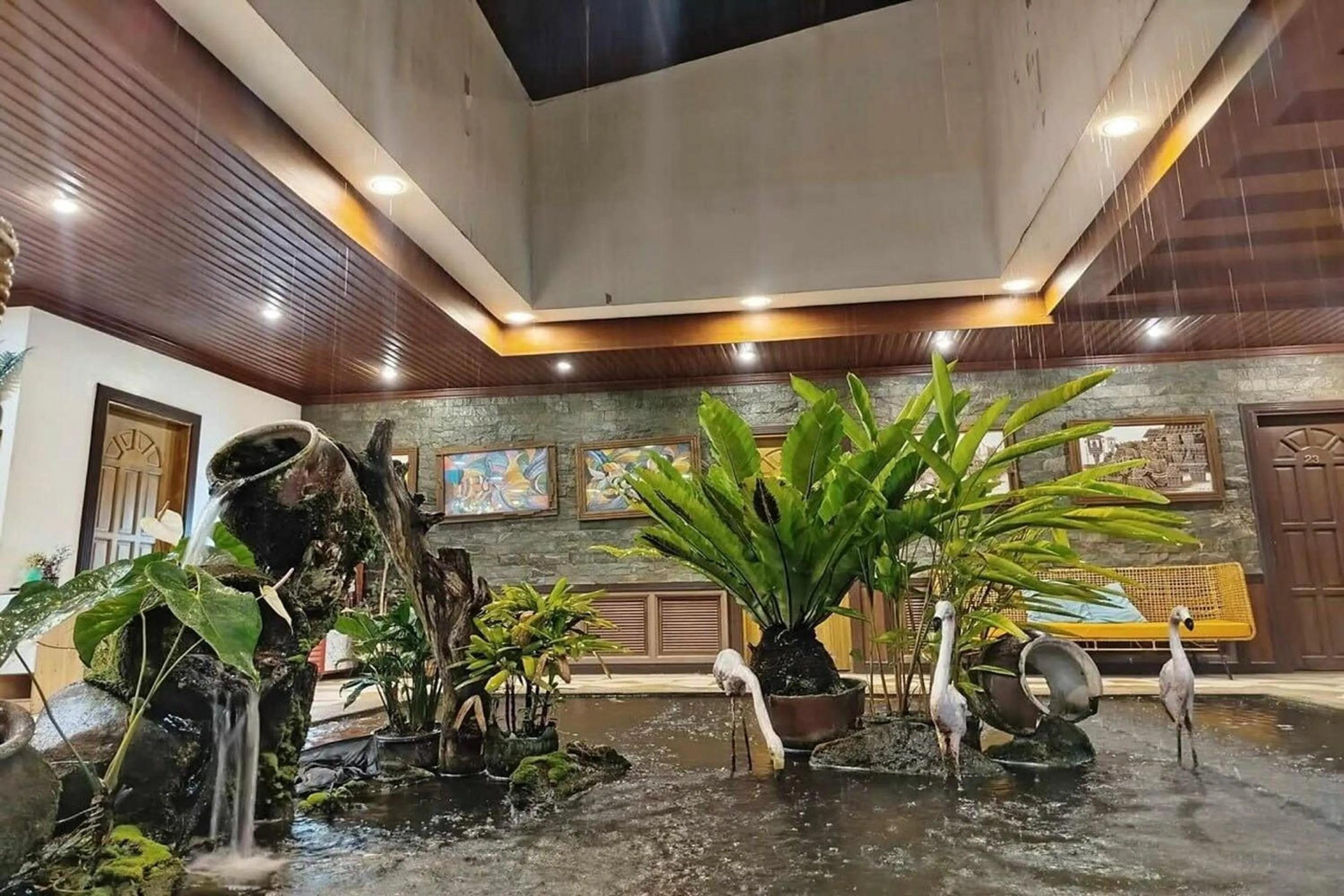 Garden in Hotel P INC