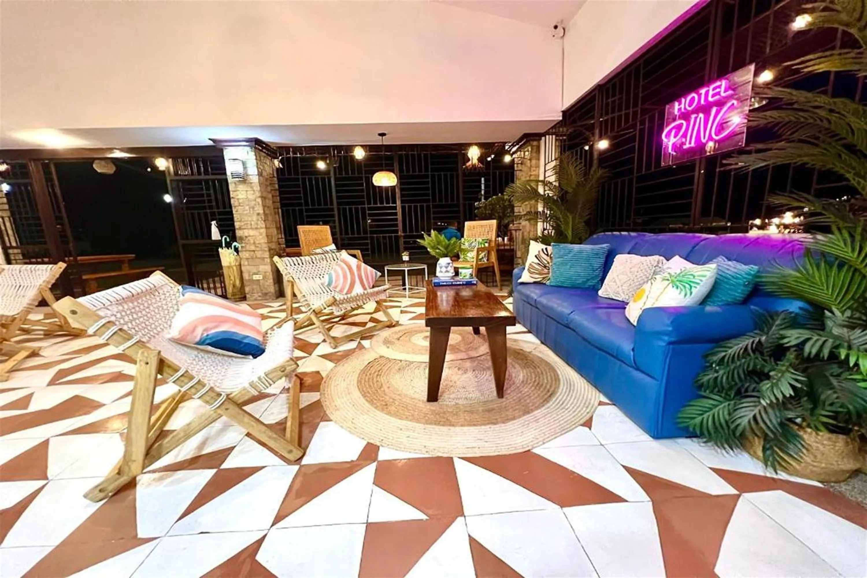 Seating area in Hotel P INC