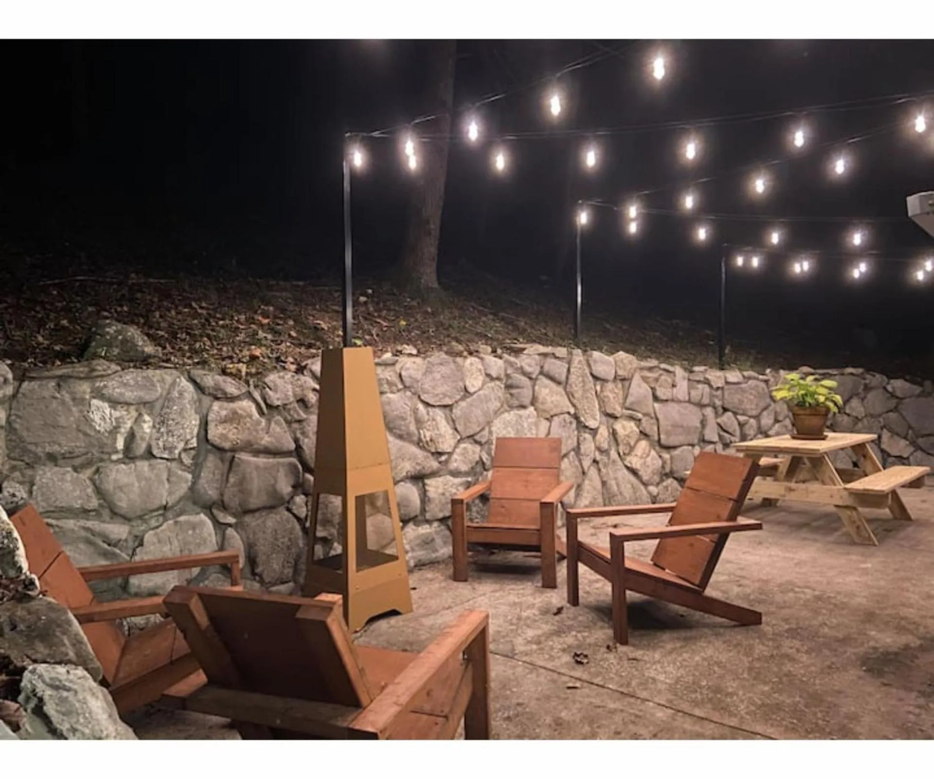 Patio in Beary Relaxing Cabin - Rustic with Outdoor Patio