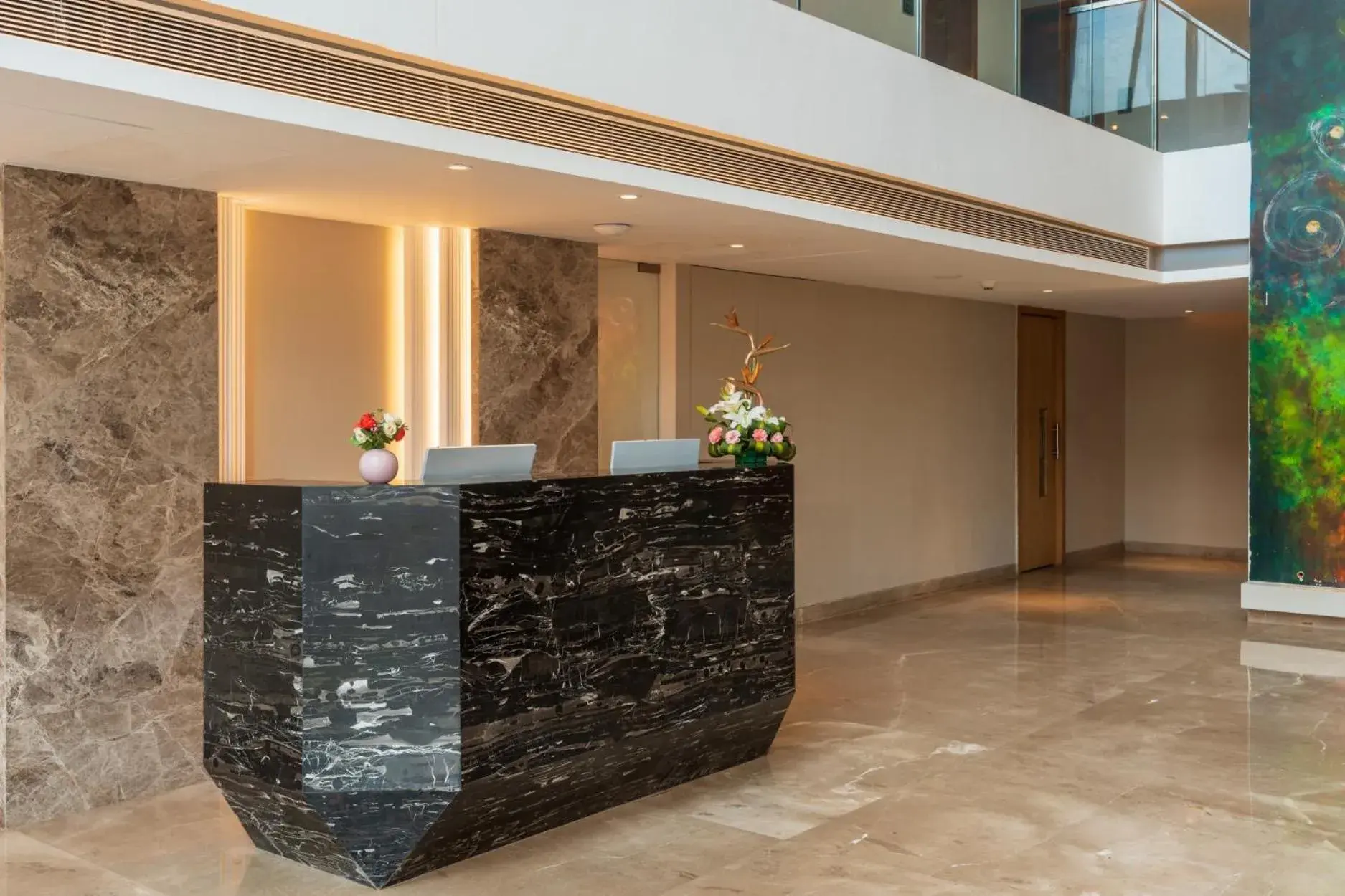 Lobby or reception in De Mandarin Hotel Goa Lobby or reception in De Mandarin Hotel Goa