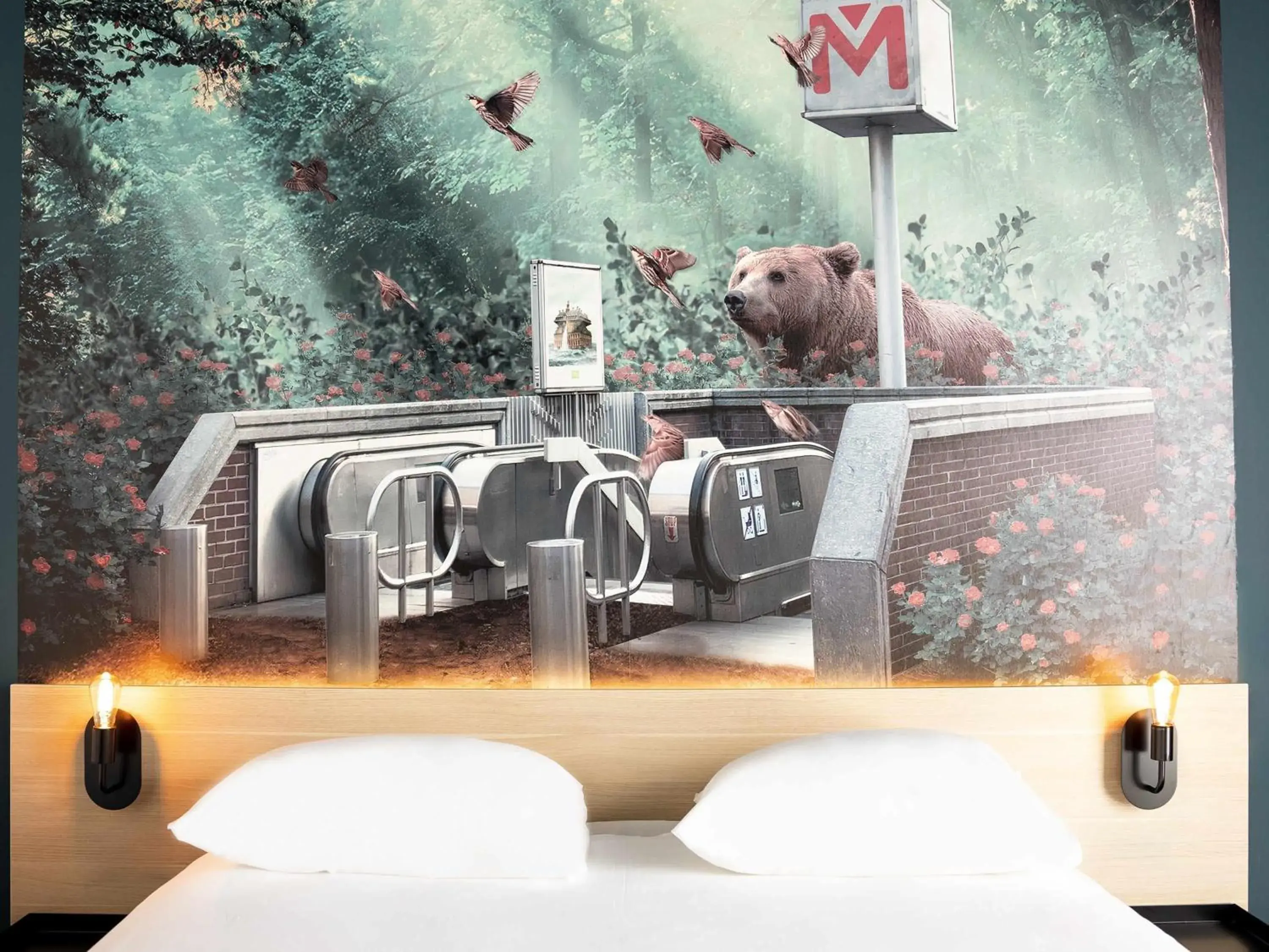 Bedroom in ibis Styles Lille Neuville en Ferrain Bedroom in ibis Styles Lille Neuville en Ferrain