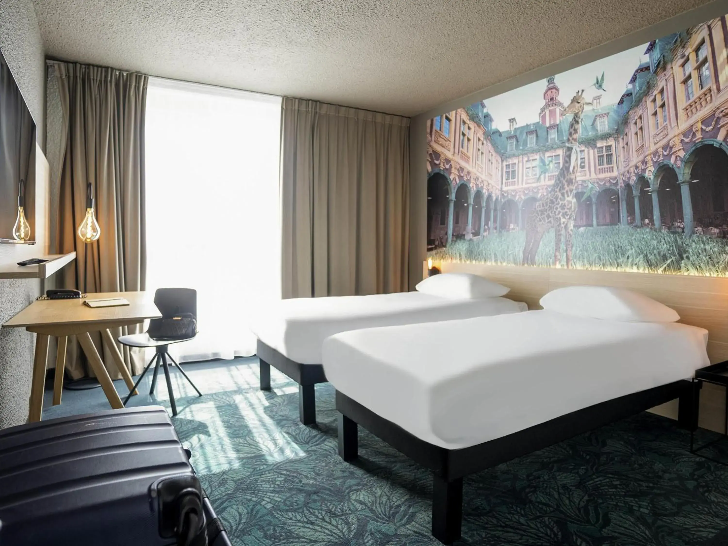 Standard Twin Room in ibis Styles Lille Neuville en Ferrain Standard Twin Room in ibis Styles Lille Neuville en Ferrain