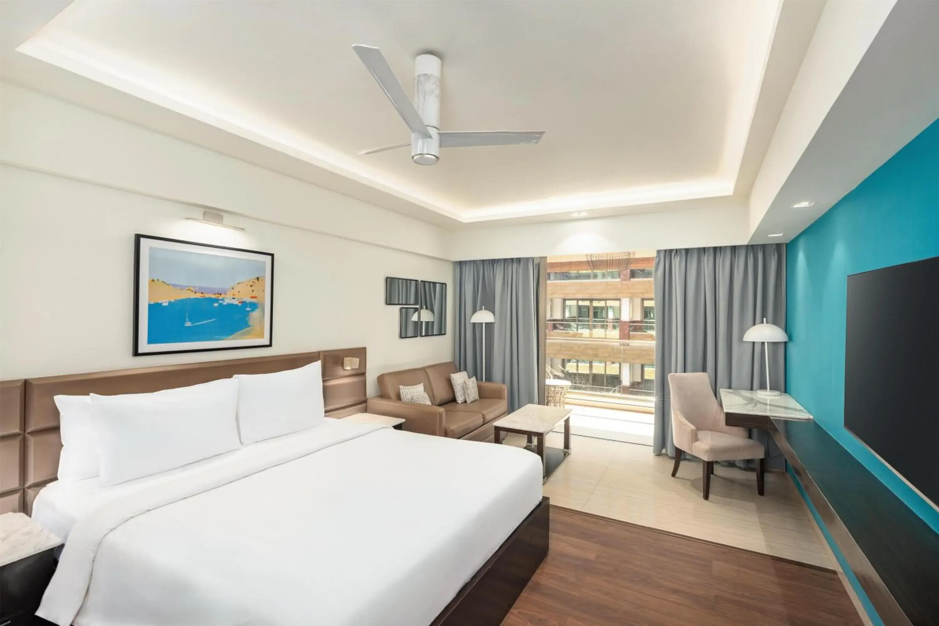 Photo of the whole room, Bed in Radisson Resort Goa Baga Photo of the whole room, Bed in Radisson Resort Goa Baga