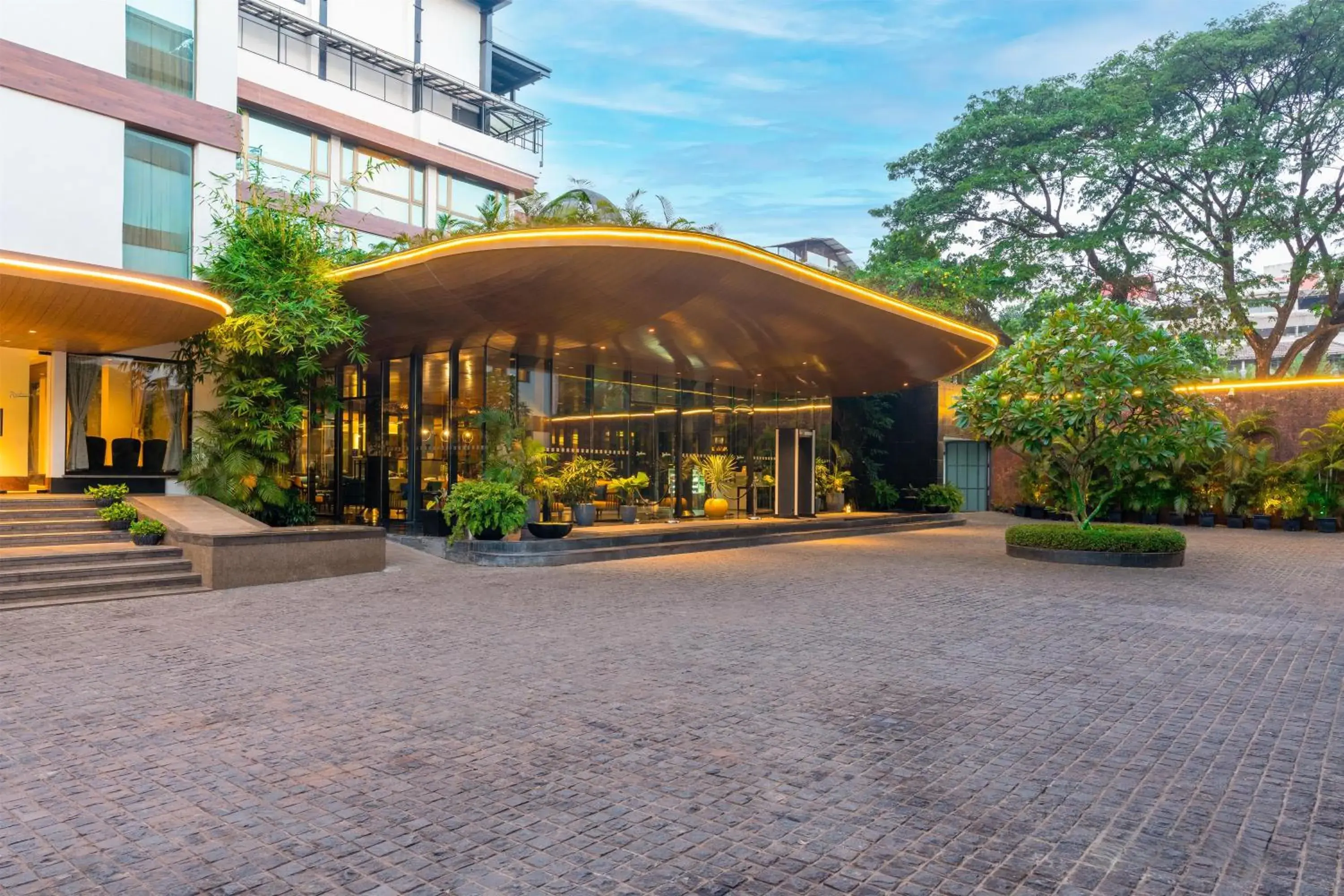 Property building in Radisson Resort Goa Baga Property building in Radisson Resort Goa Baga