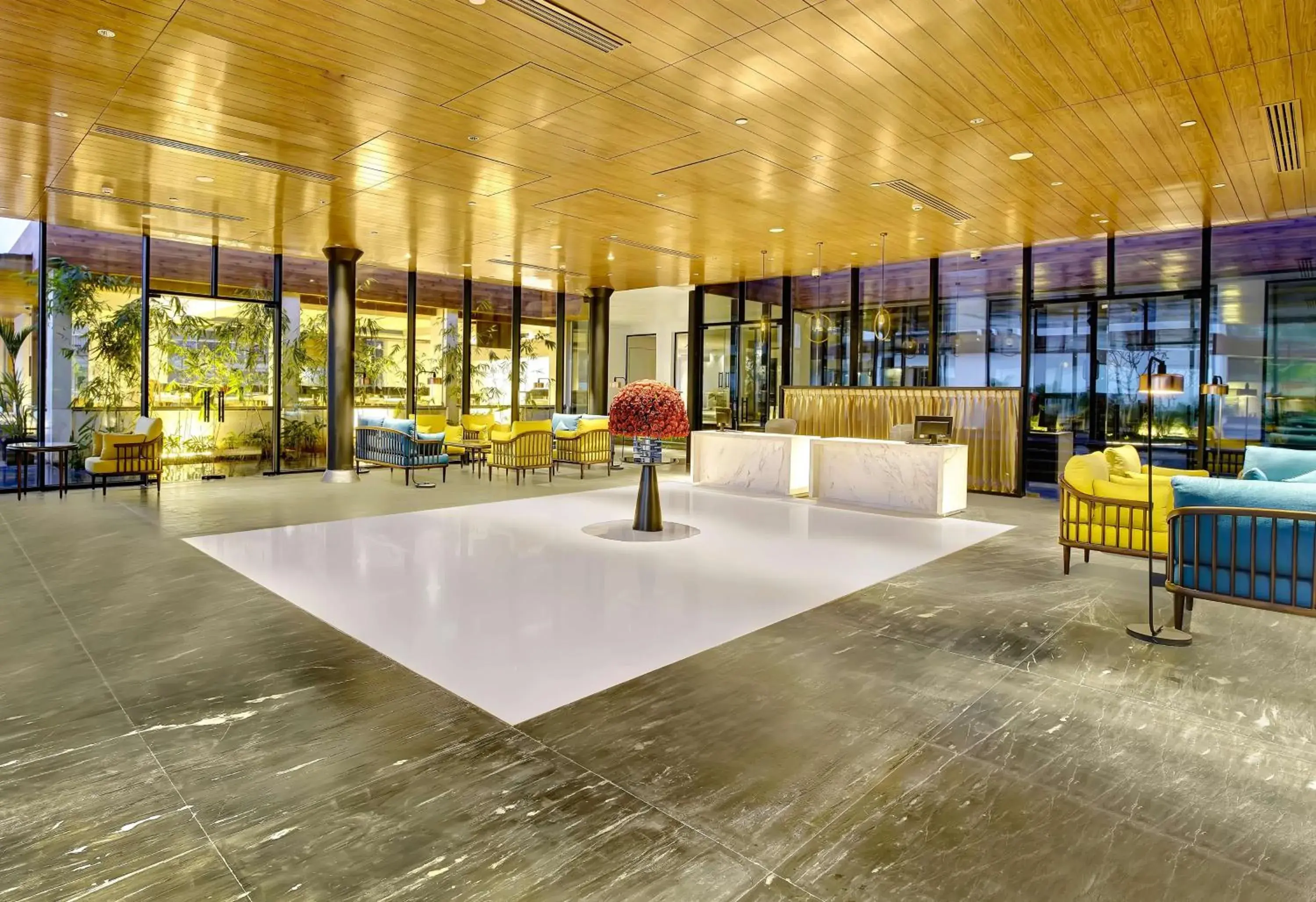 Lobby or reception in Radisson Resort Goa Baga Lobby or reception in Radisson Resort Goa Baga