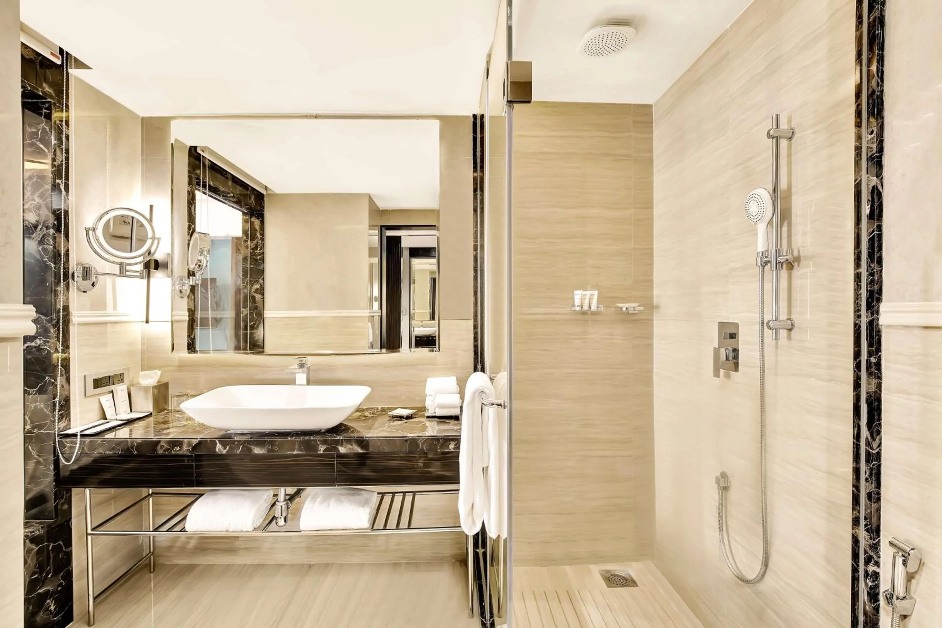 Shower in Radisson Resort Goa Baga