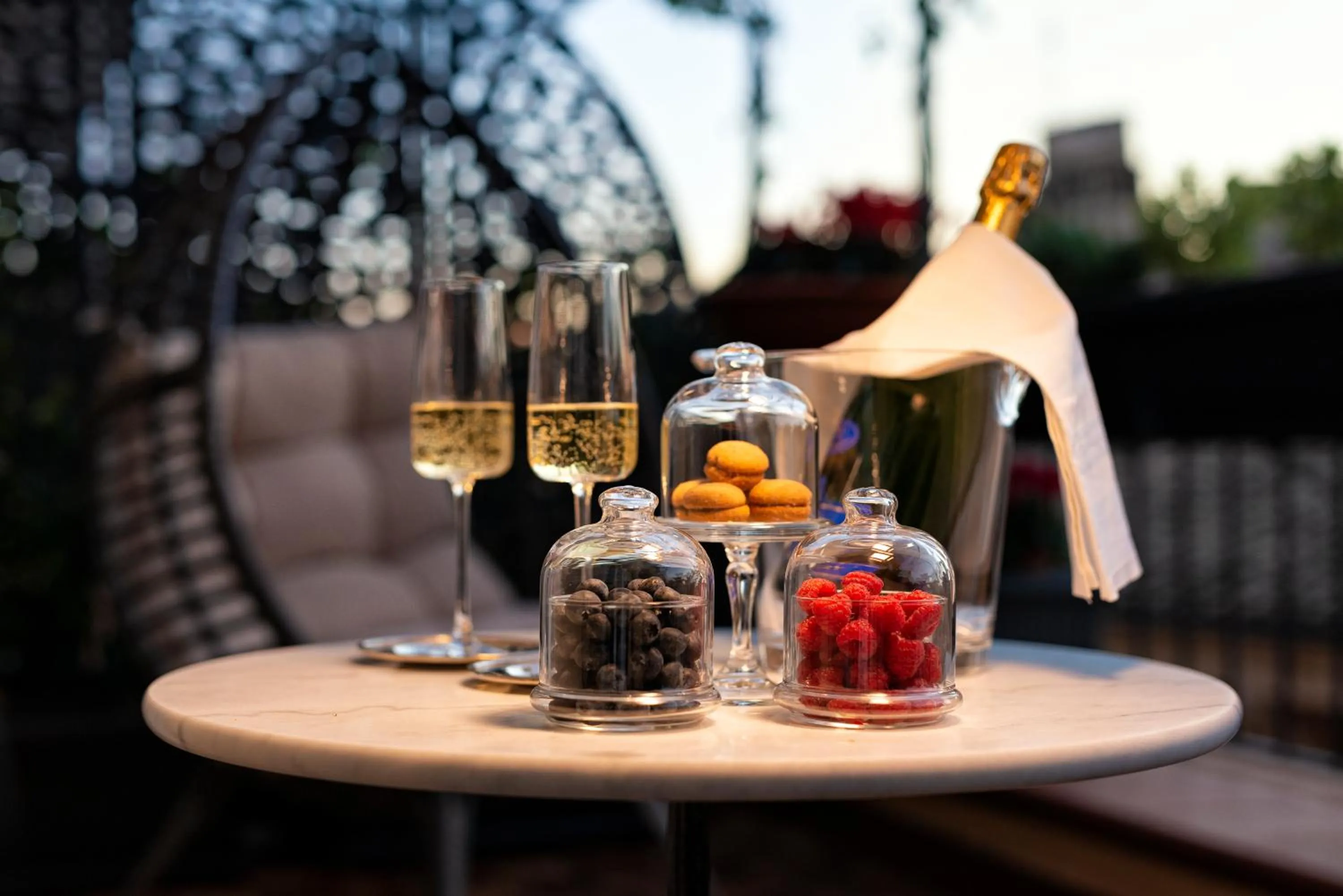 Food and drinks in Ara di Marte Suites