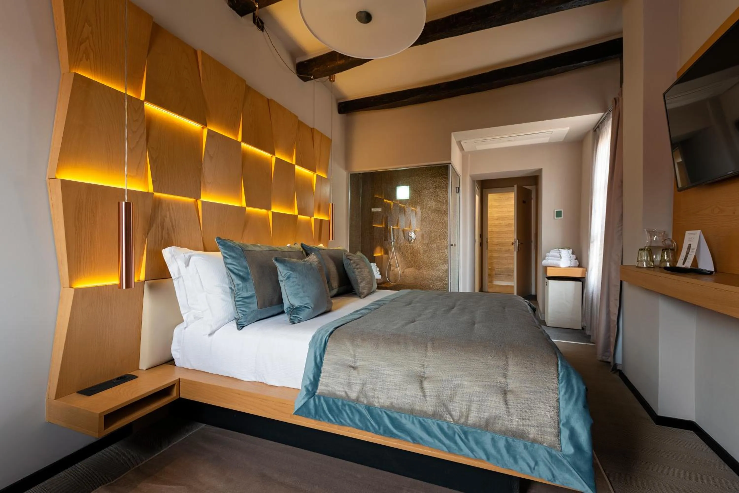 Bed in Ara di Marte Suites