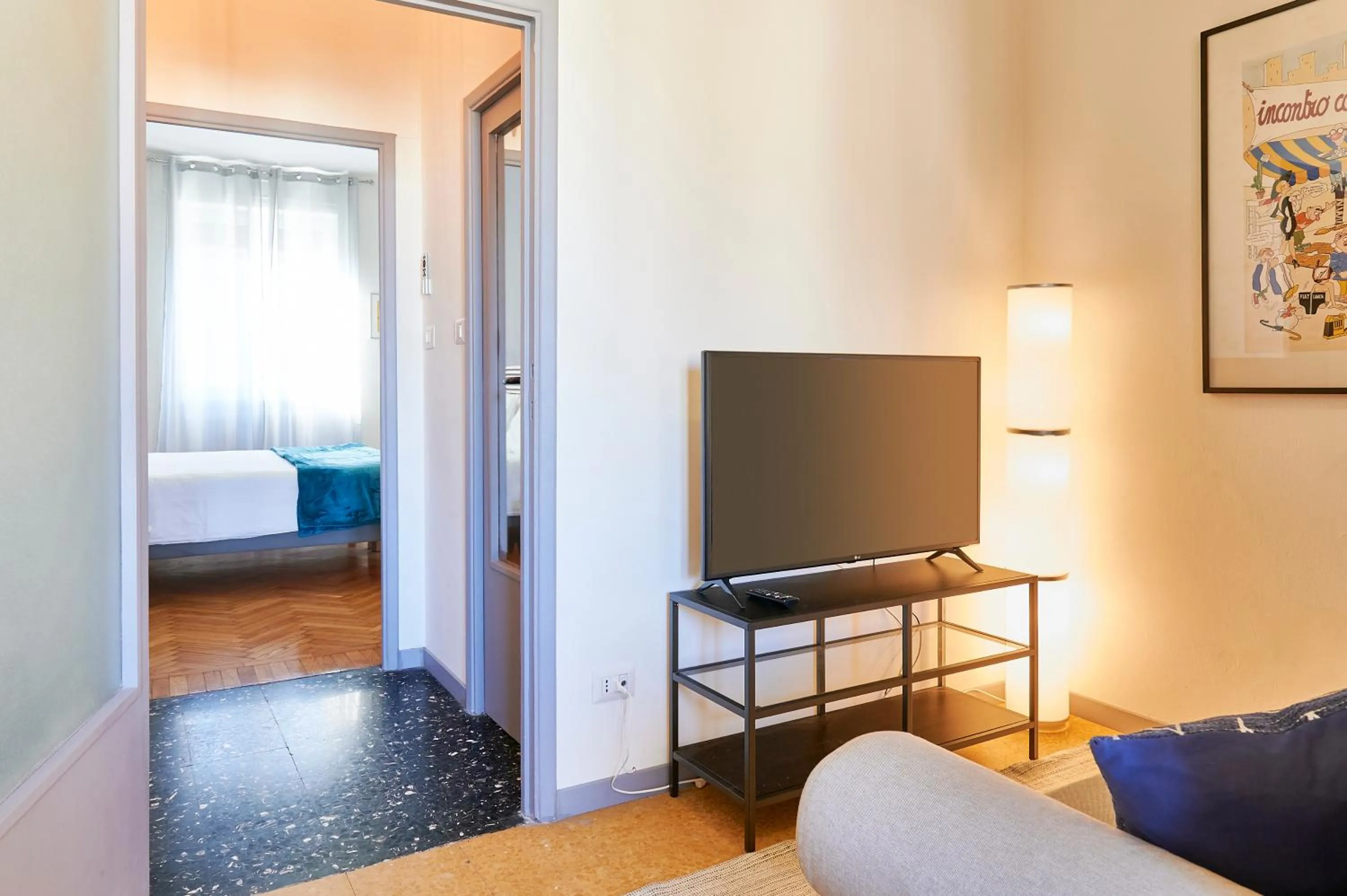 Living room, Bed in STAR RIBBON